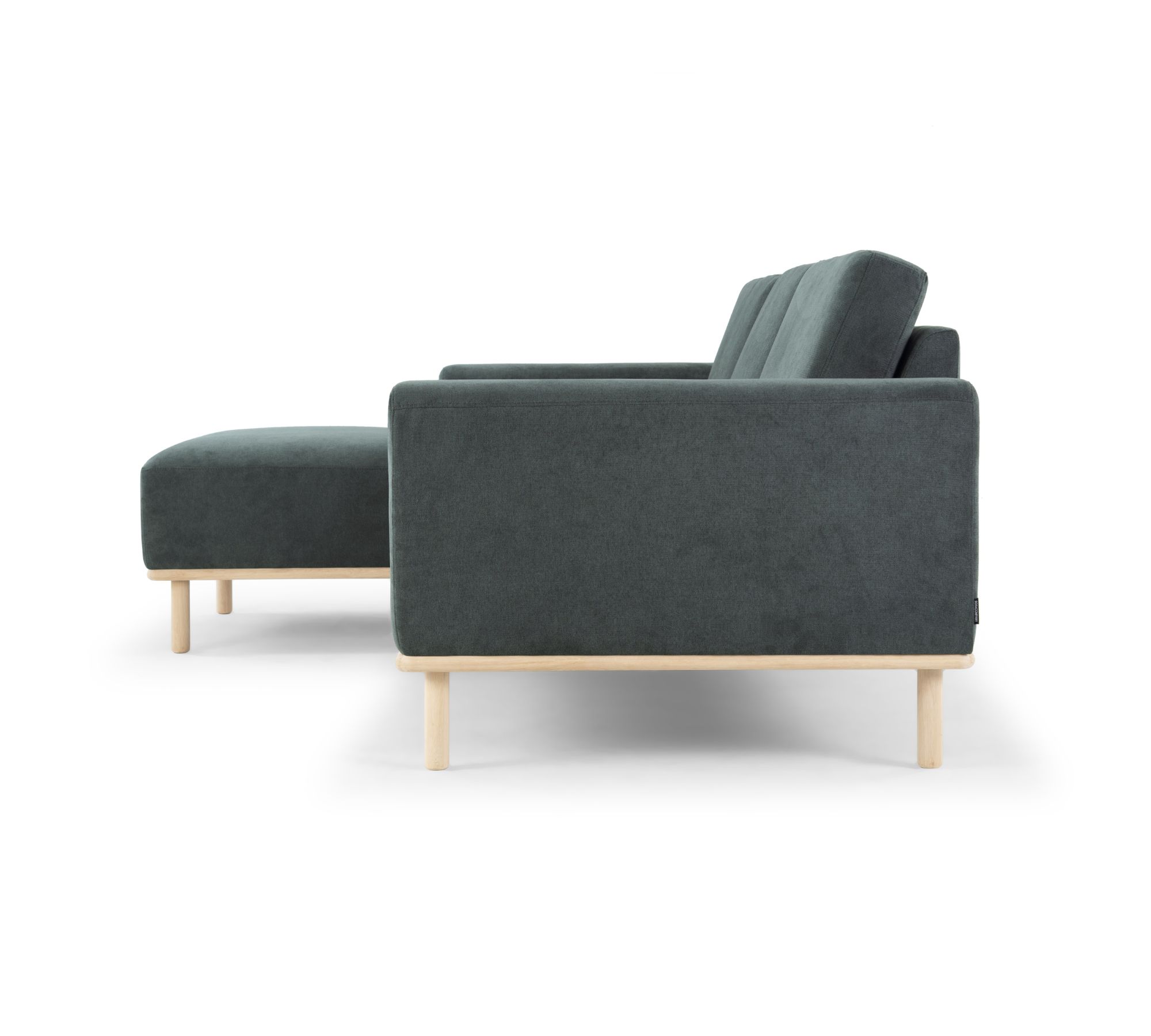 Vilmar Sofa 3-Sitzer Récamiere Links Form Blue Grey