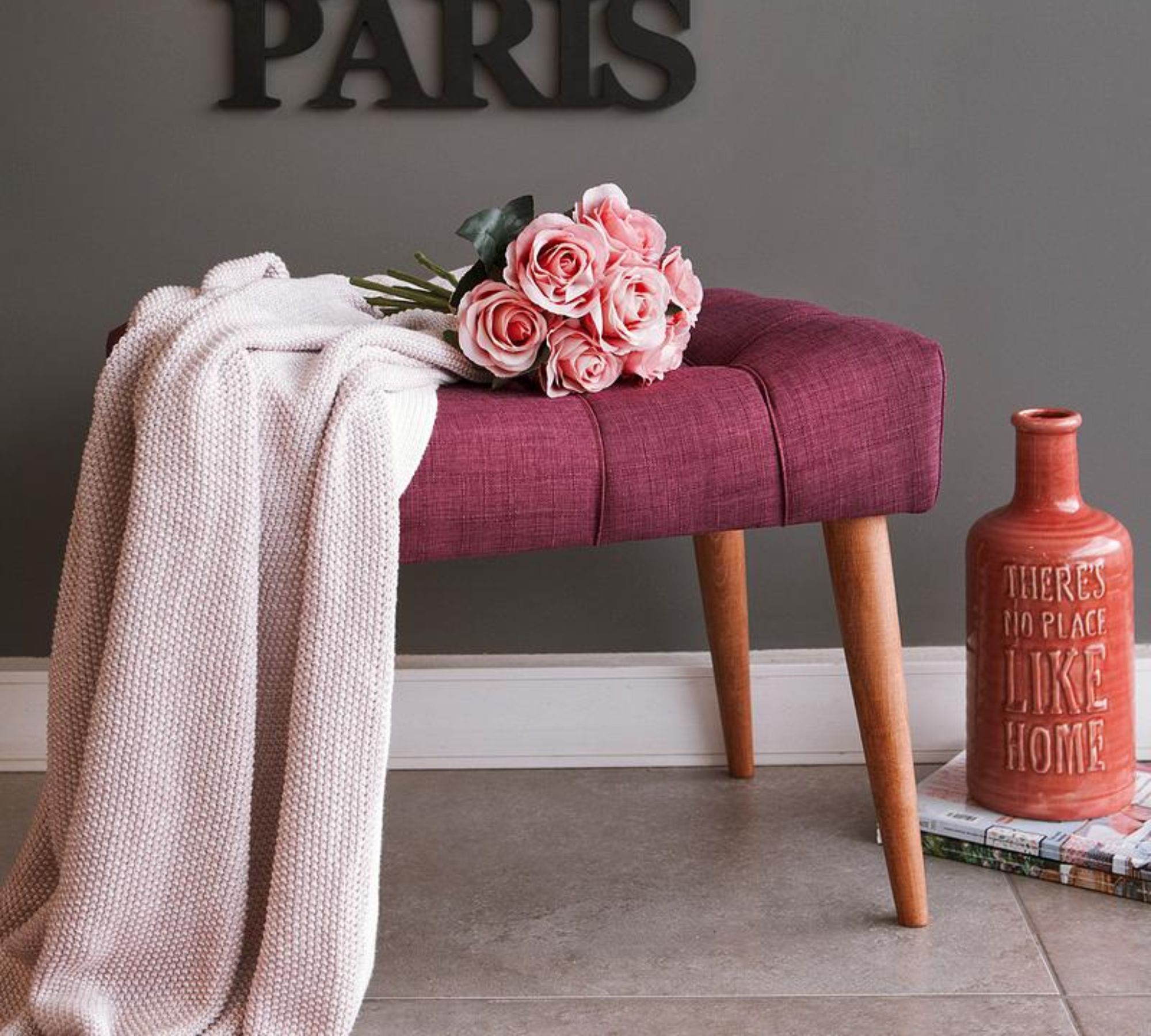 New Cool Pouf Violett