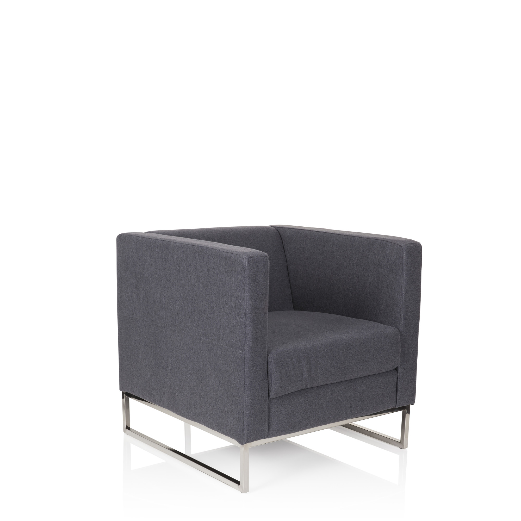 BARBADOS Sessel Stoff Grau