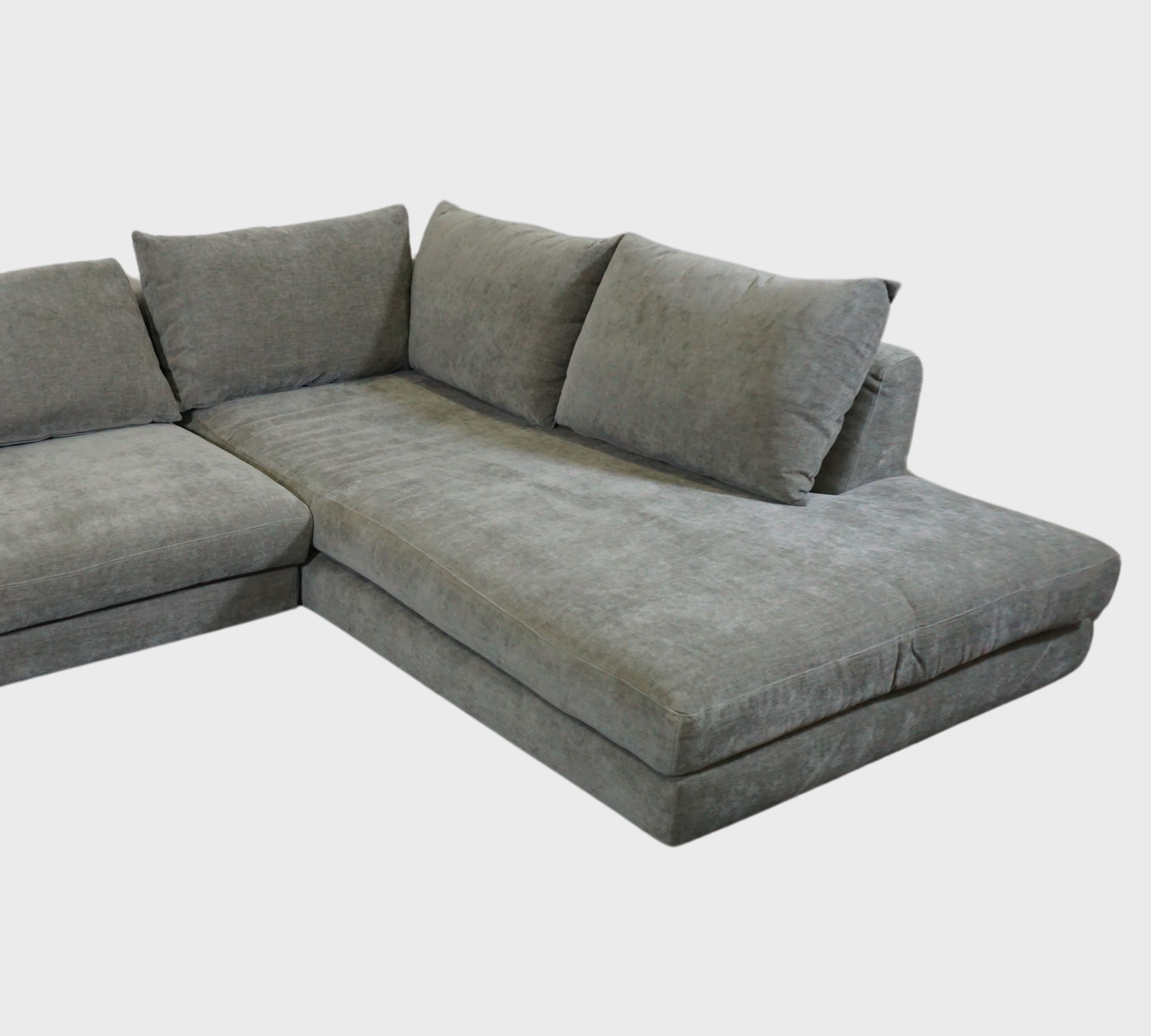 Noa Sofa Récamiere Rechts Planet Grey Green