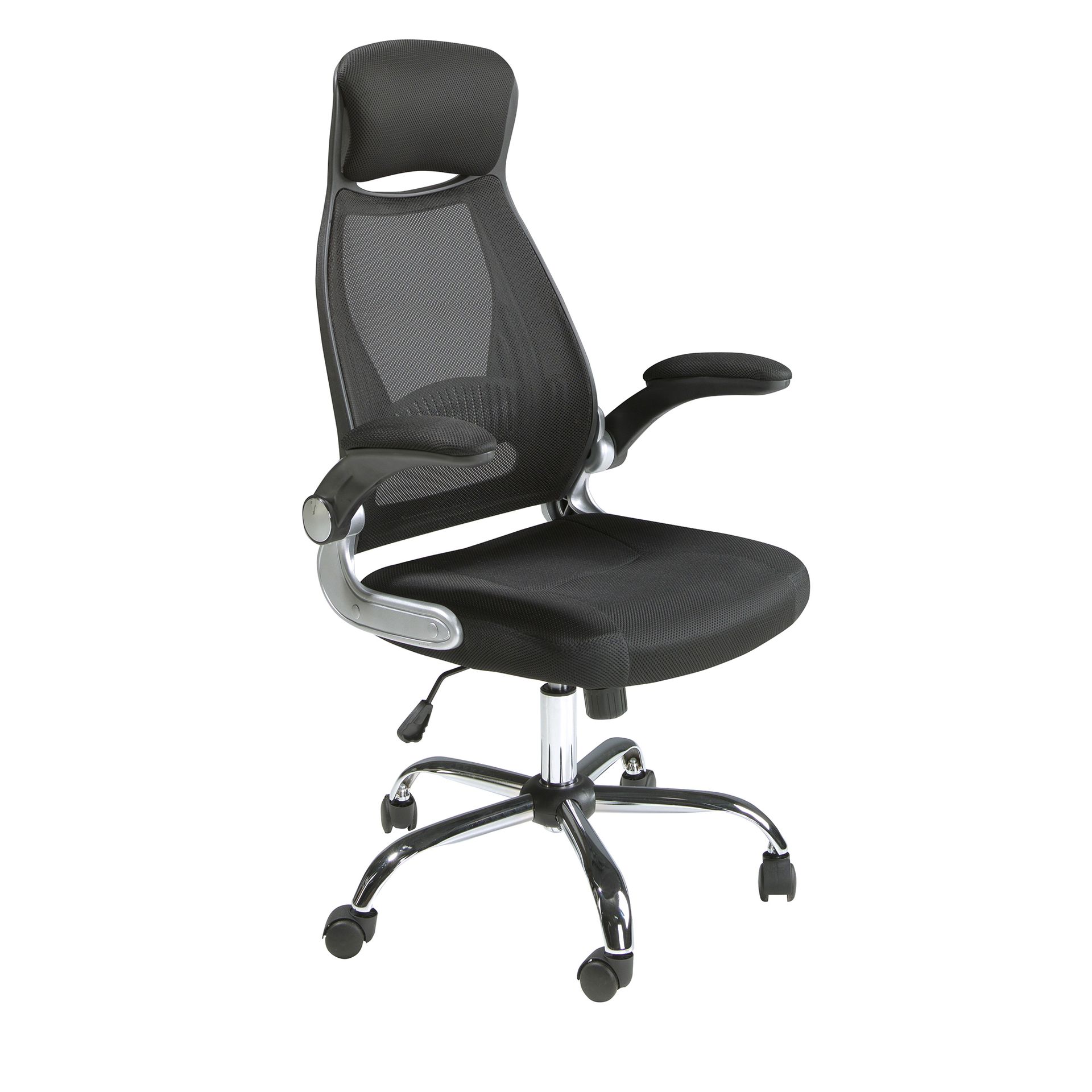 Sedia da ufficio 4140 Regolabile Ergonomica Tessuto mesh Nero