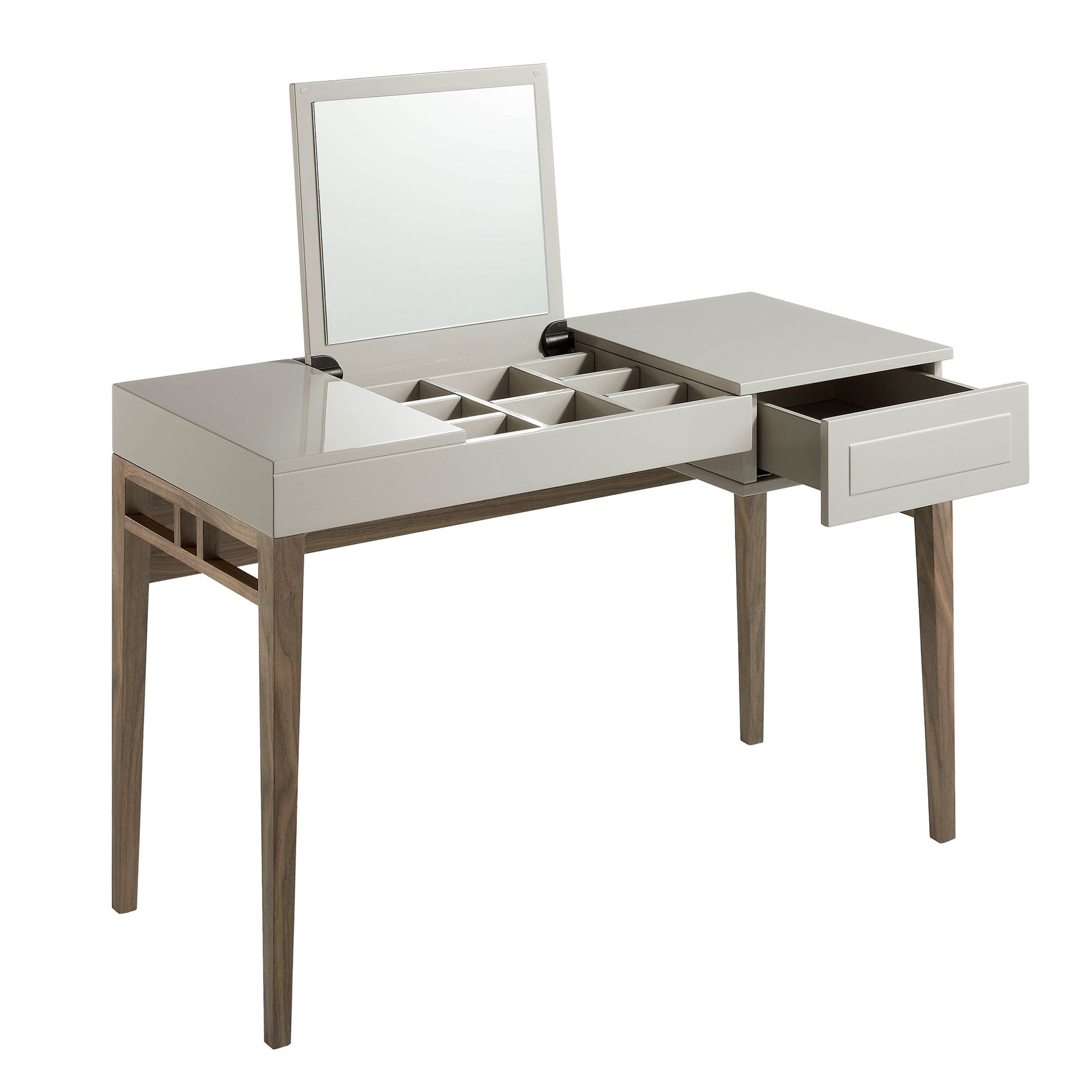 Dressing table Walnut wood Grey