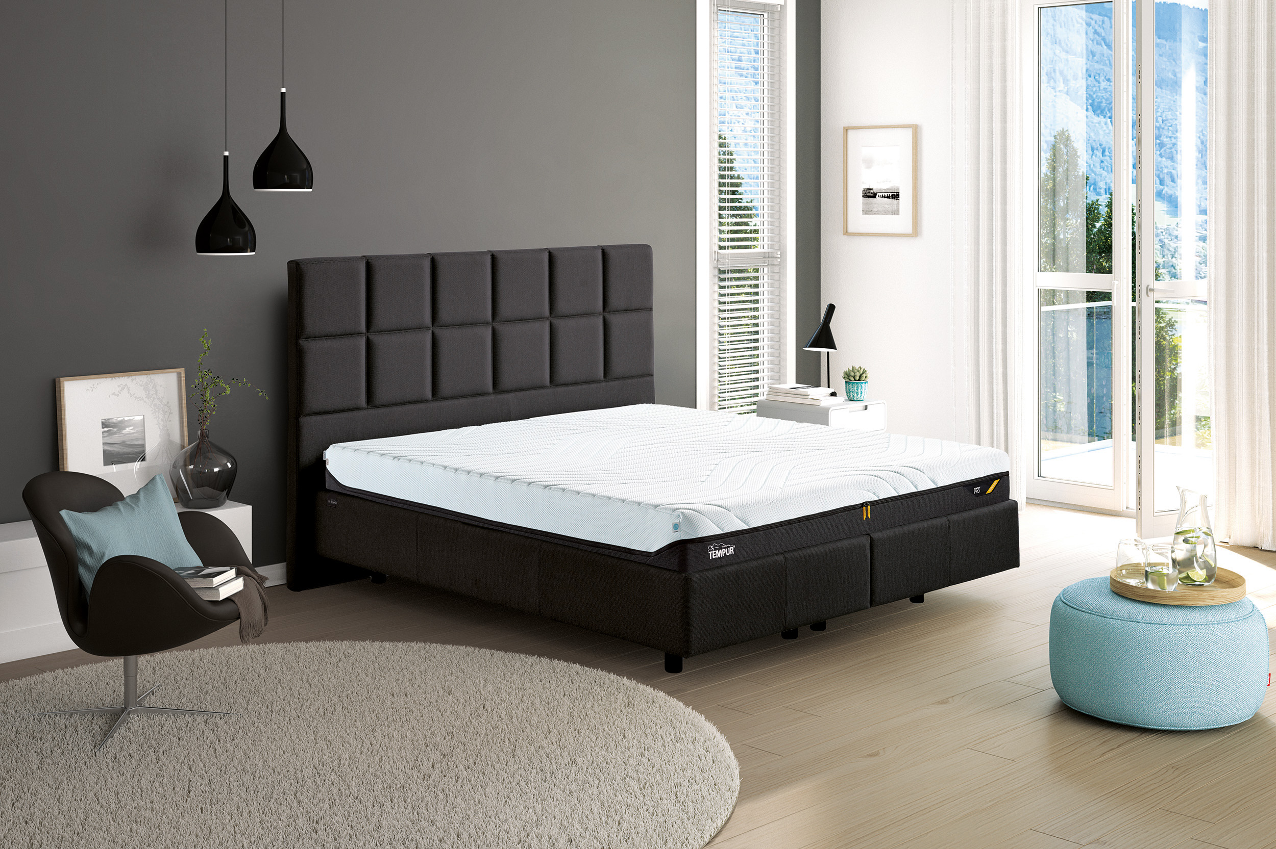 PRO® CoolQuilt Mattress 23cm Medium Firm 100cm Width