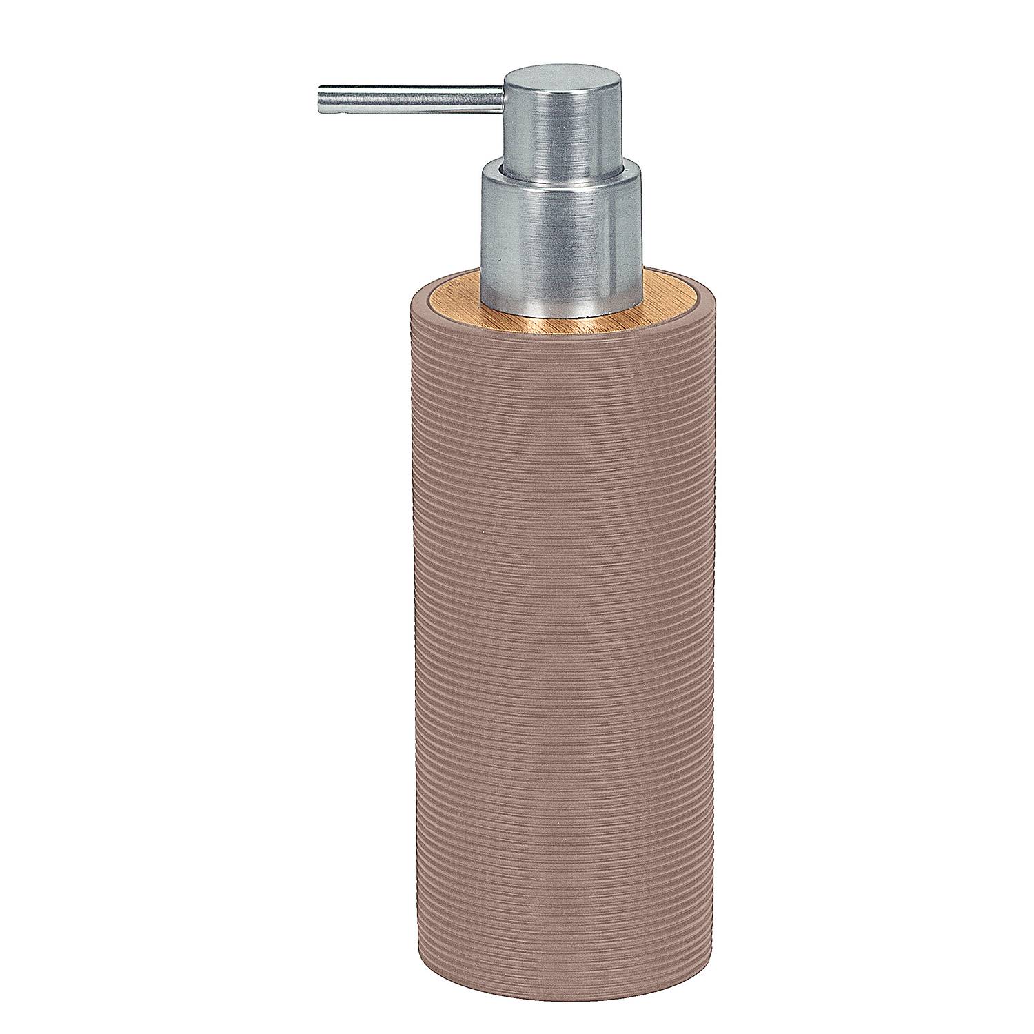 Seifenspender Kyoto Polyresin / Bambus Taupe