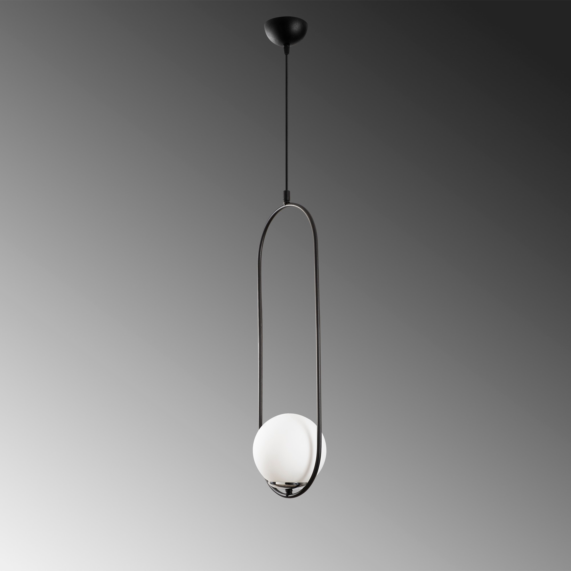 Mudoni MR-837 Hanging lamp Iron Glass Black