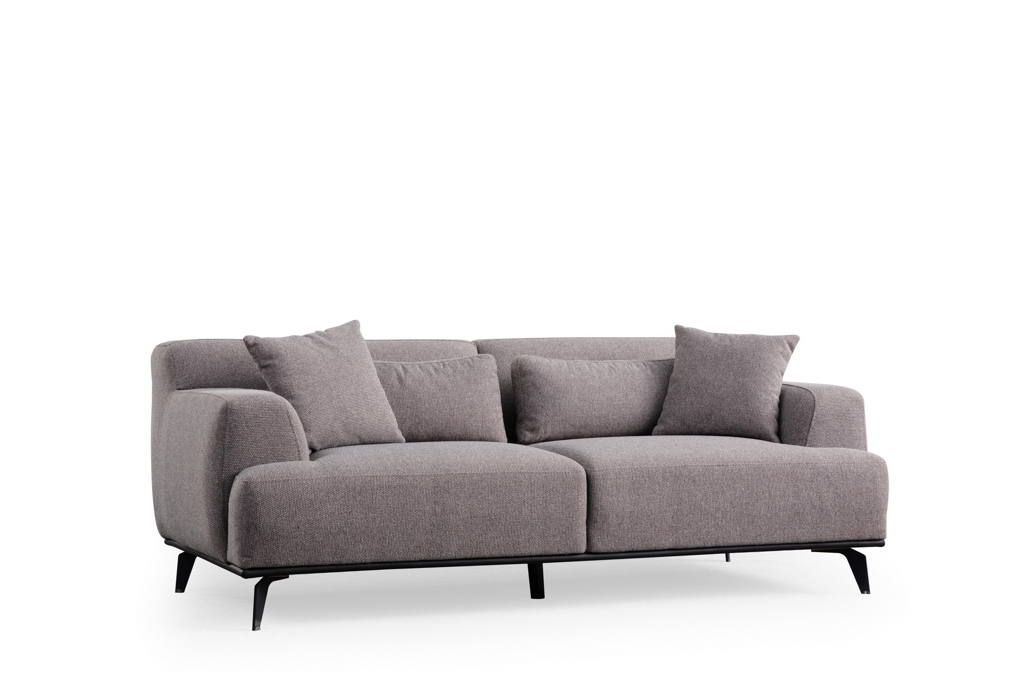 Jaguar 2-Sitzer Sofa Braungrau