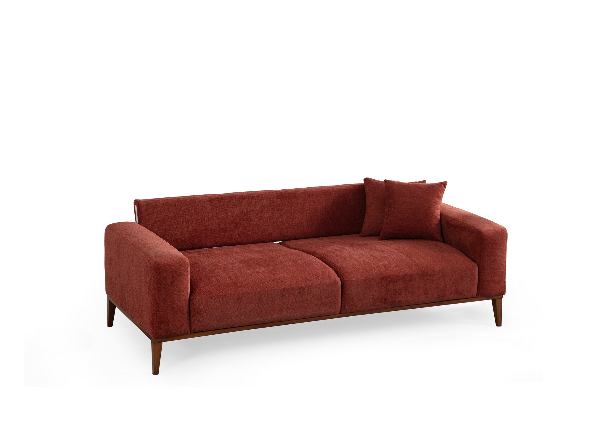 Sinor 3-Sitzer Schlafsofa Rot