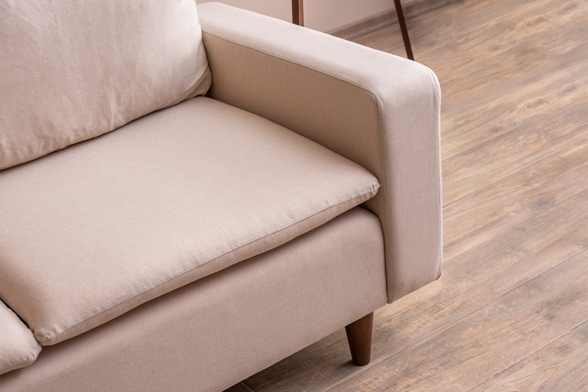 Lungo Sofa 2-Sitzer Creme