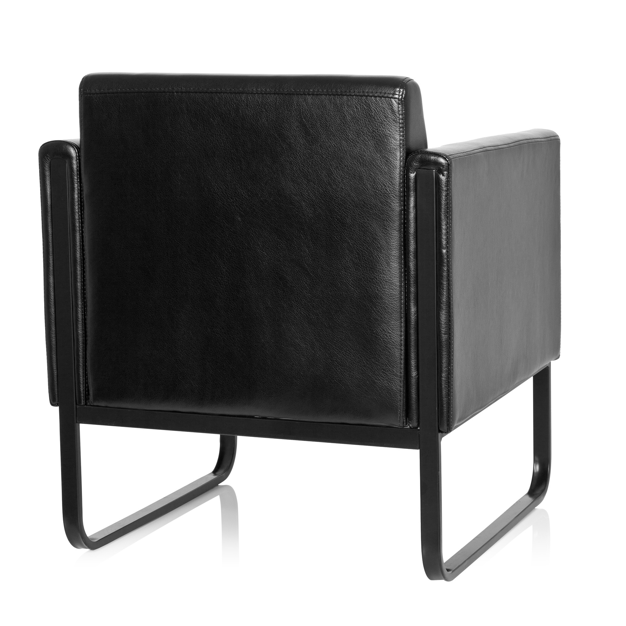BALI BLACK armchair Artificial leather 1-seater Black