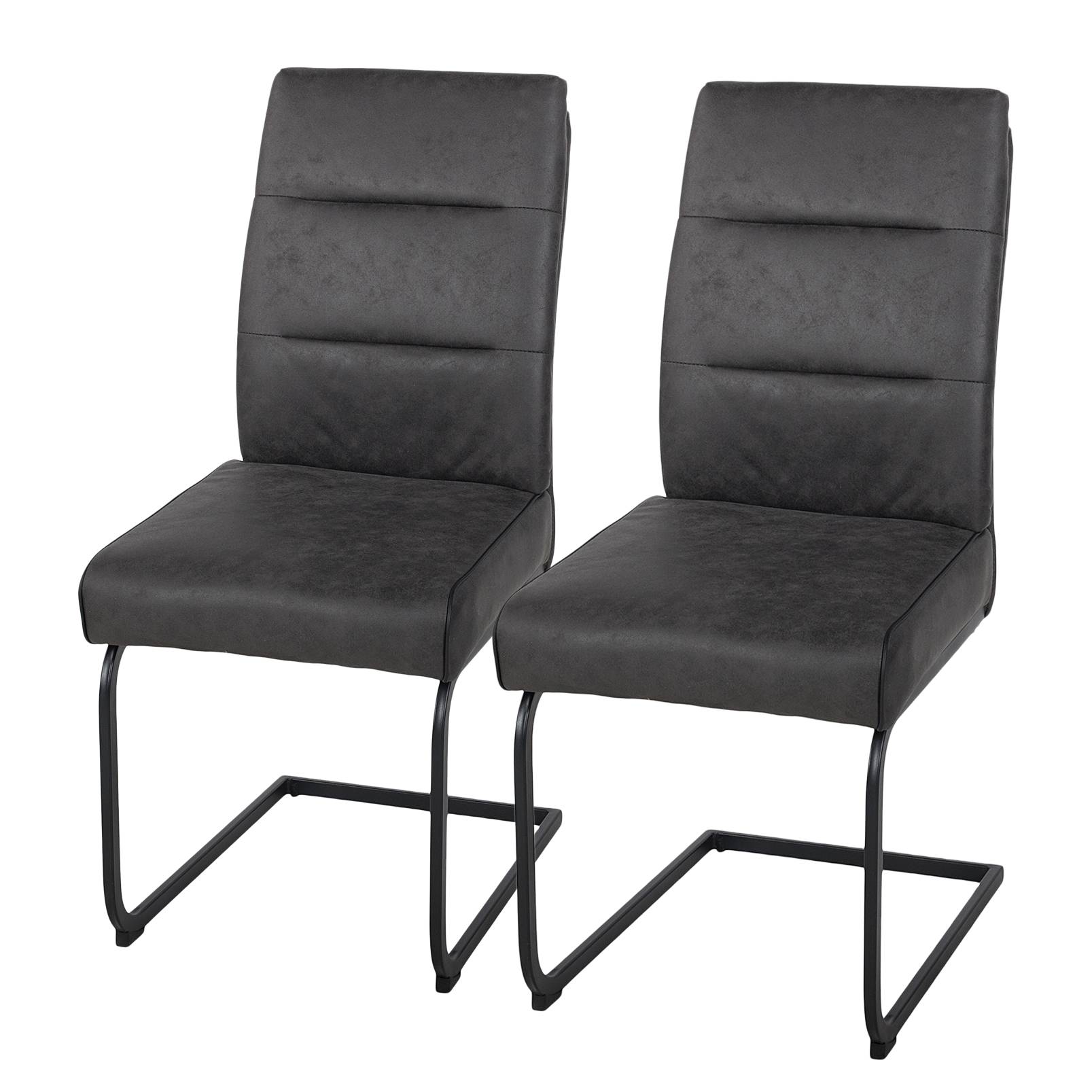 Cantilever Marga Grau Microfiber