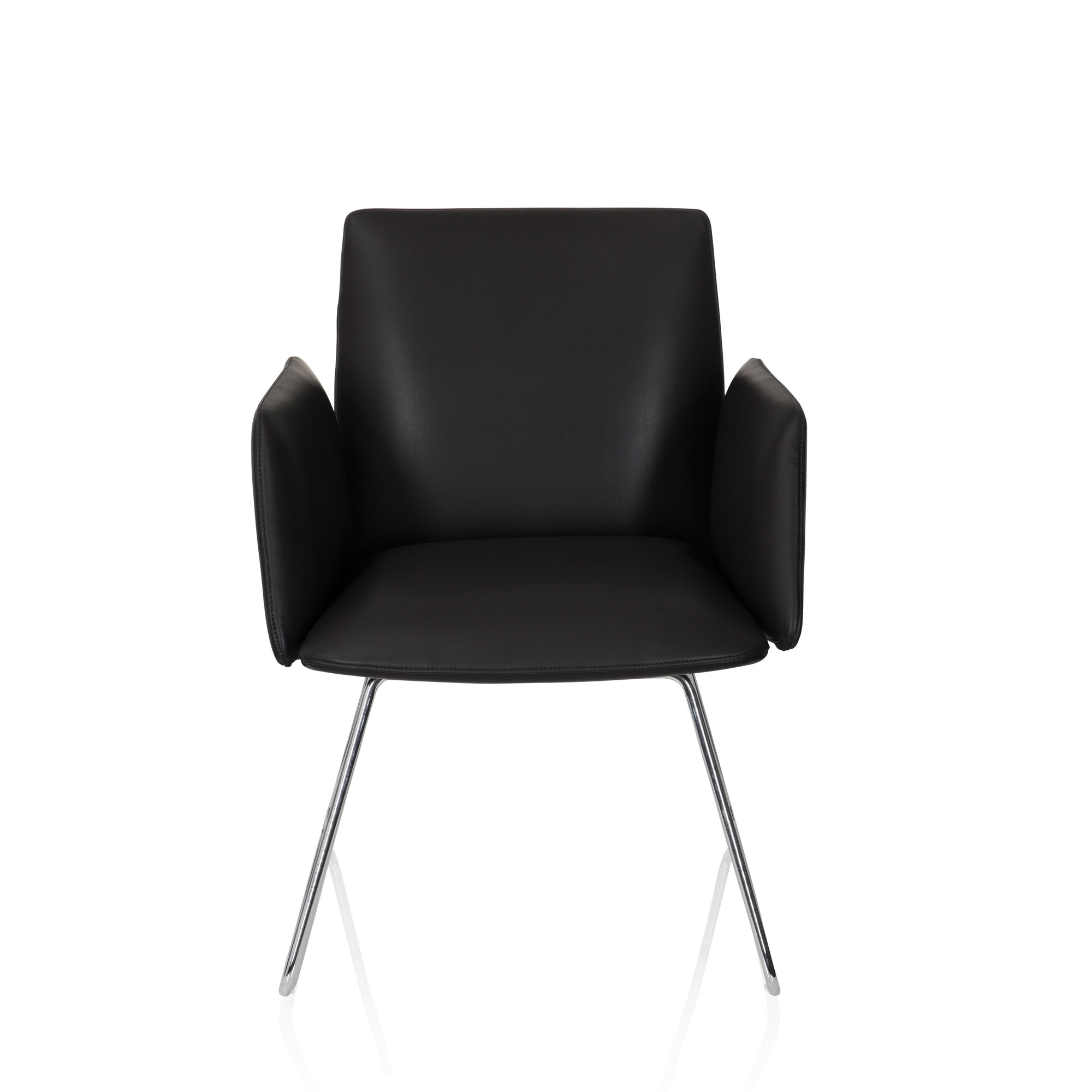 DESIGNIA V Chair Faux Leather Black