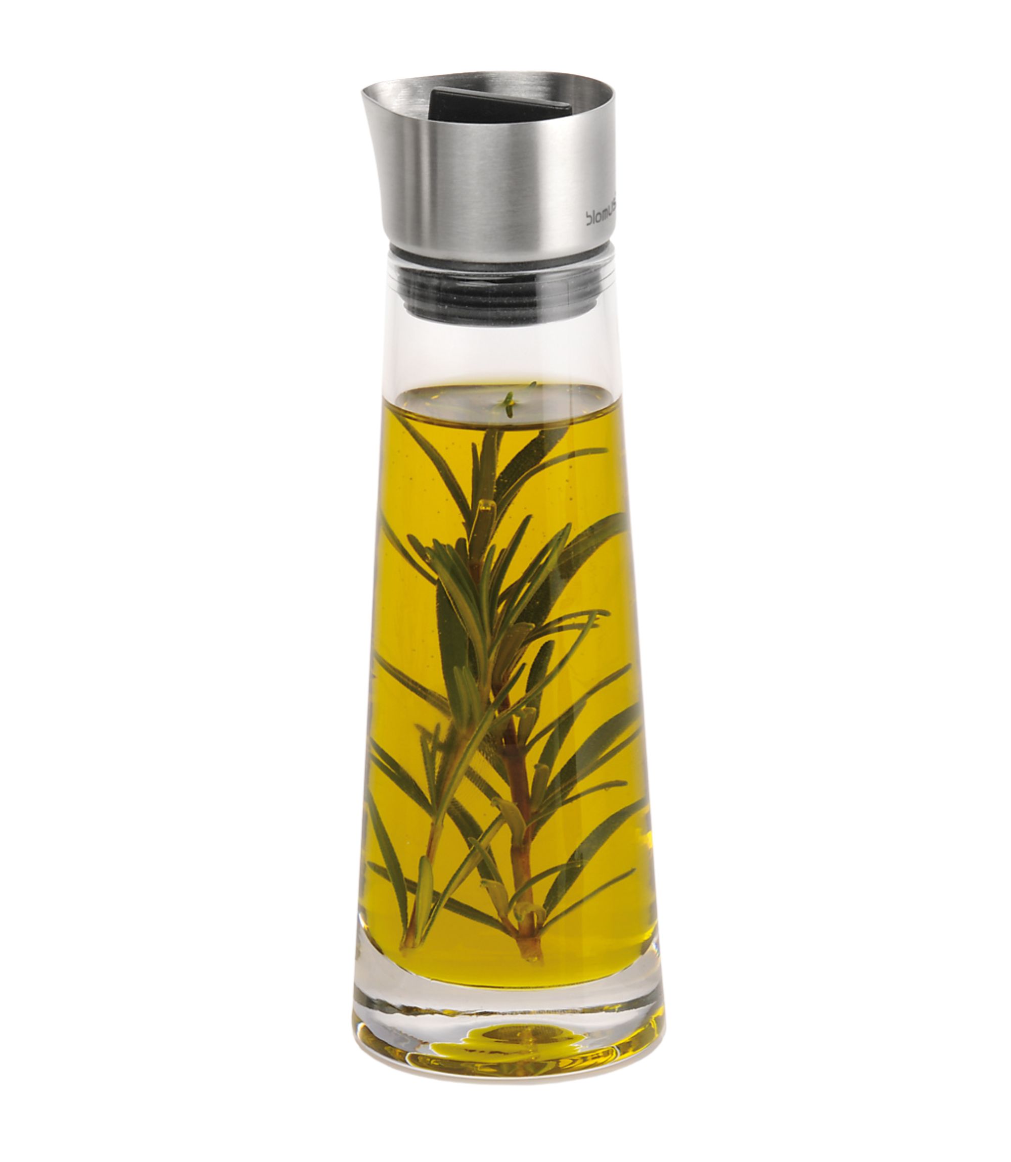 LSA Essig & Öl Set Aus Glas – Mit Eichenholz-Stopper, Handgeblasen, 17x15x8,3 Cm