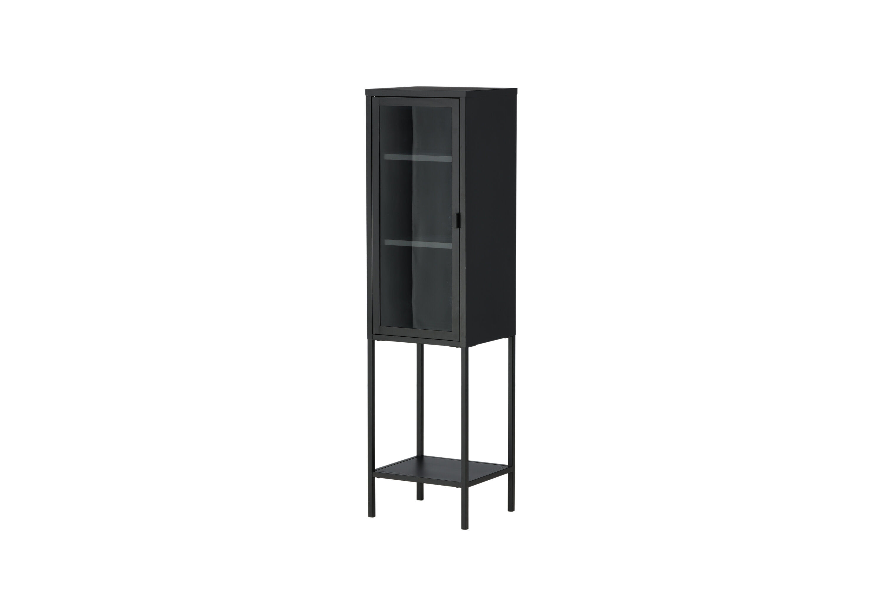 Misha Hoher Schrank Schwarz