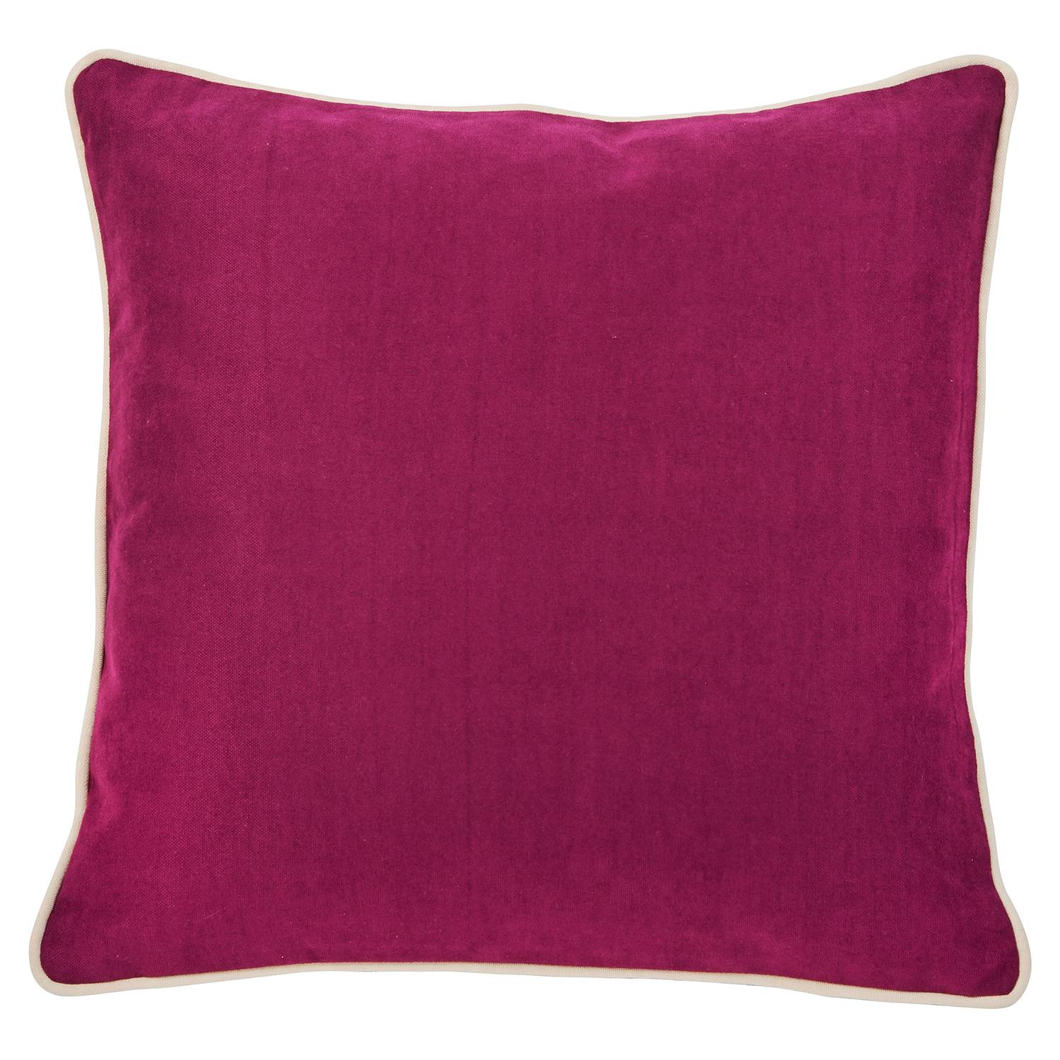 Kisssenhülle Joy Samt Beere 45 x 45 cm