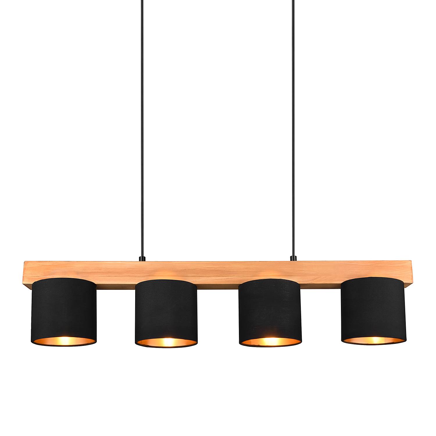 Cameron Pendant Lamp Webbed Fabric Steel 4-light