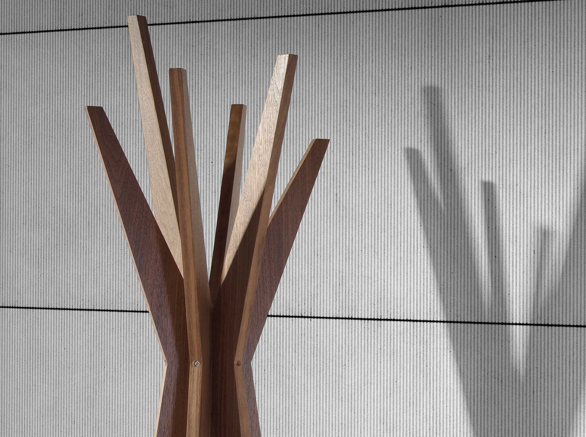 Garderobe Kiefernholz Braun