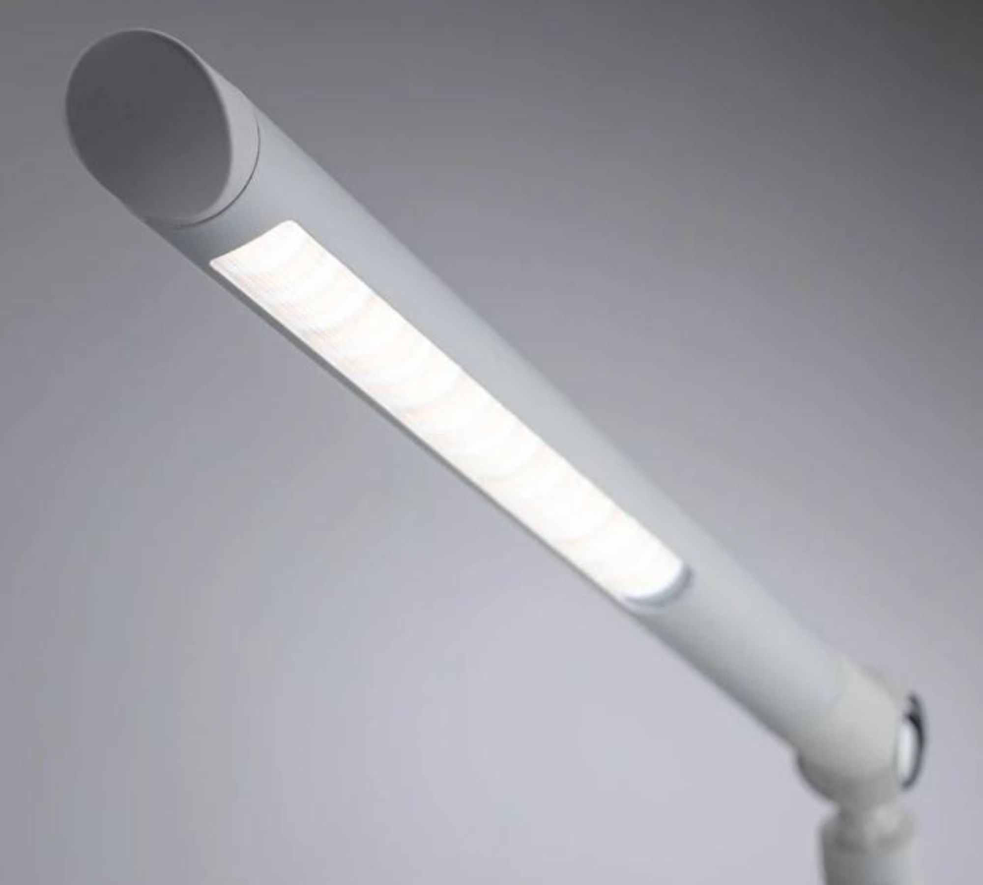 LED Tischleuchte 1-flammig Acrylglas Weiß