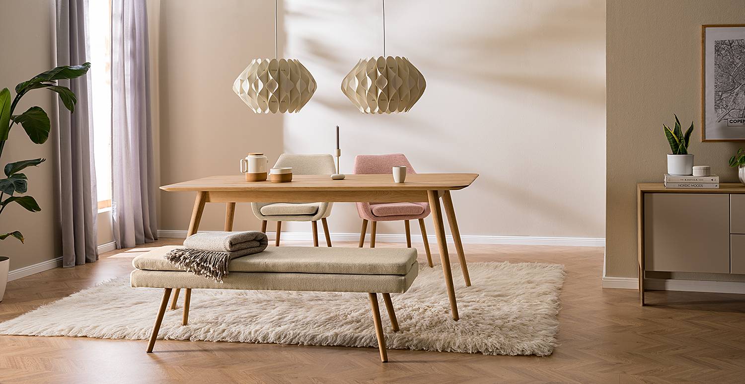 Nicholas Sitzbank Webstoff Beige