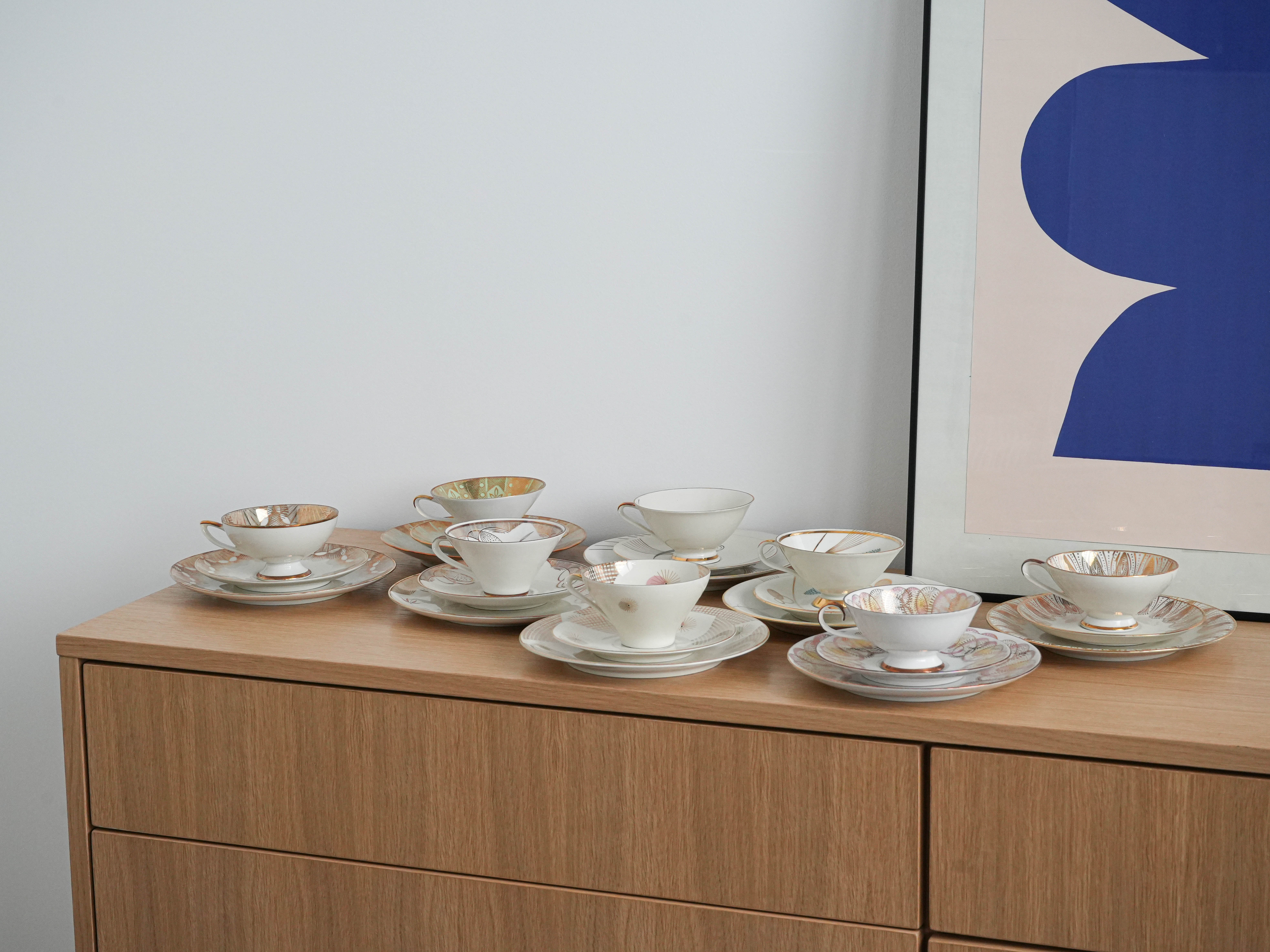 Porcelain cup Multicolor