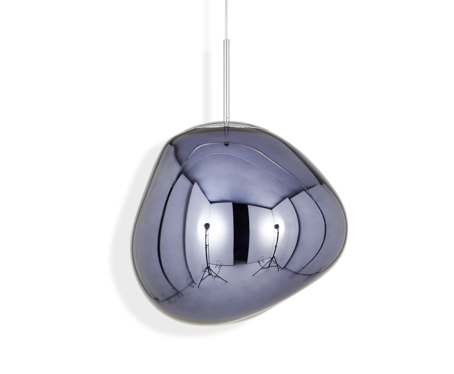 Melt LED Pendelleuchte Grau