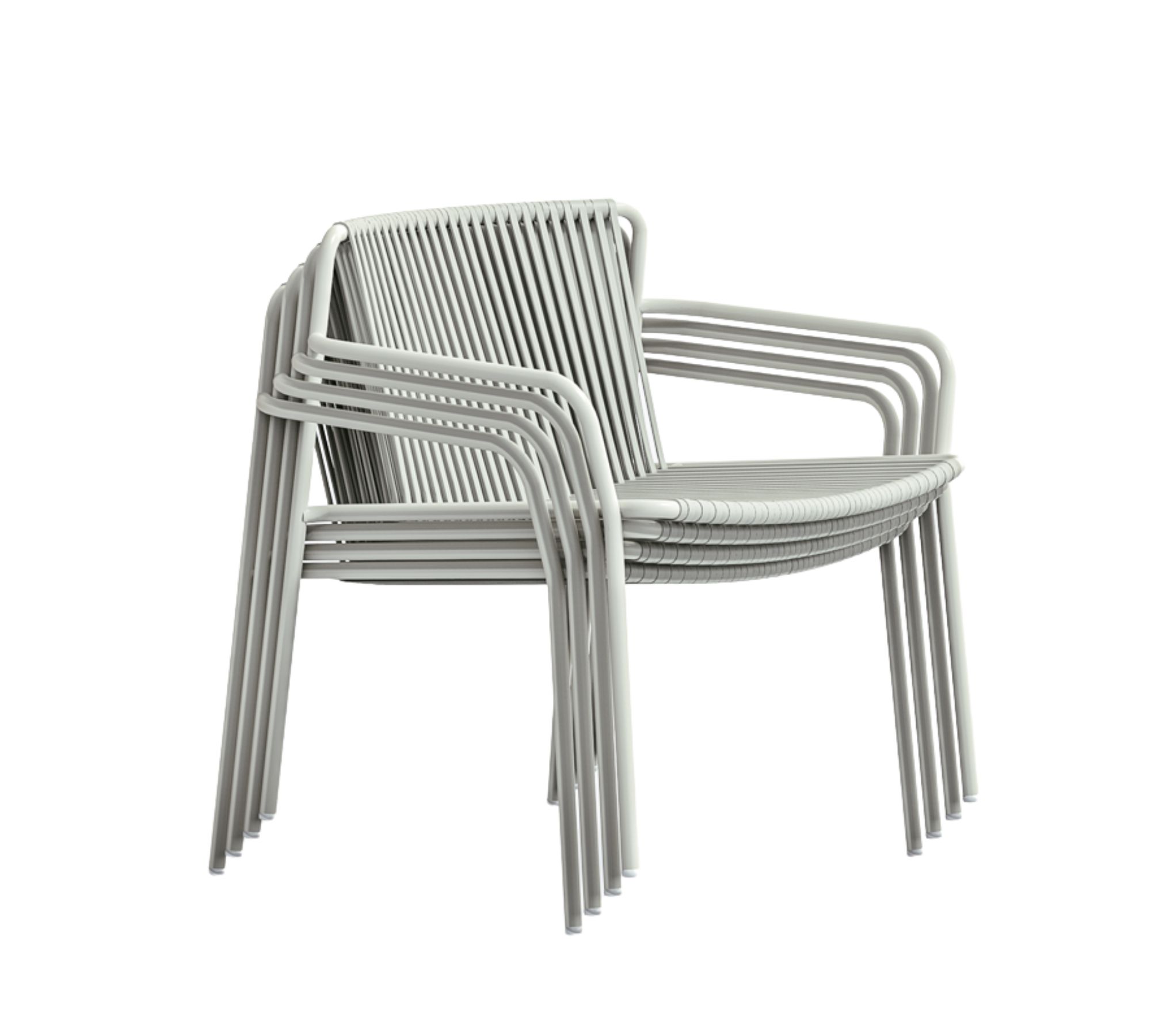 Tribeca Lounge 3669 Outdoor Chair Steel White