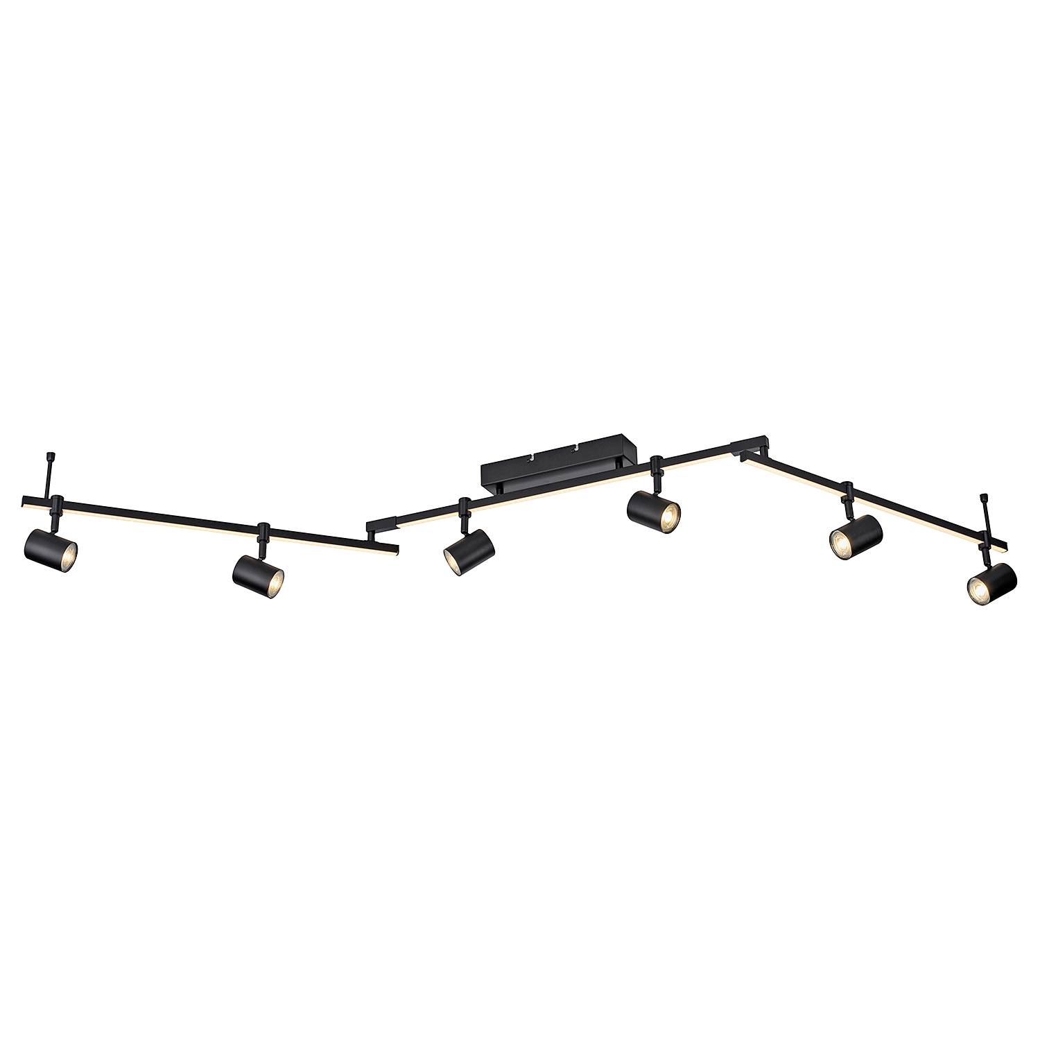 Barik Deckenleuchte Eisen Aluminium Polycarbonat