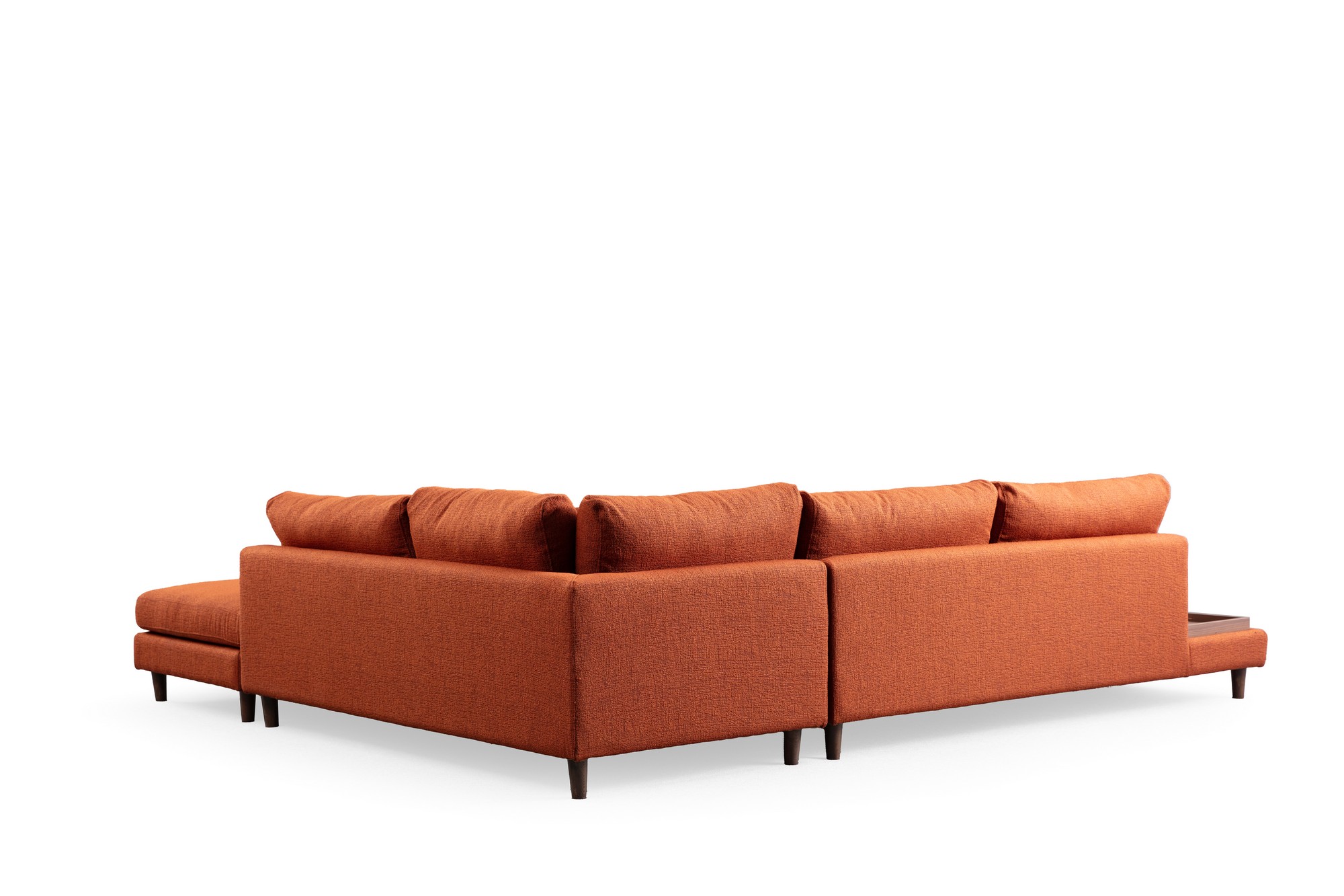 New Tulip Ecksofa 4-Sitzer Orange