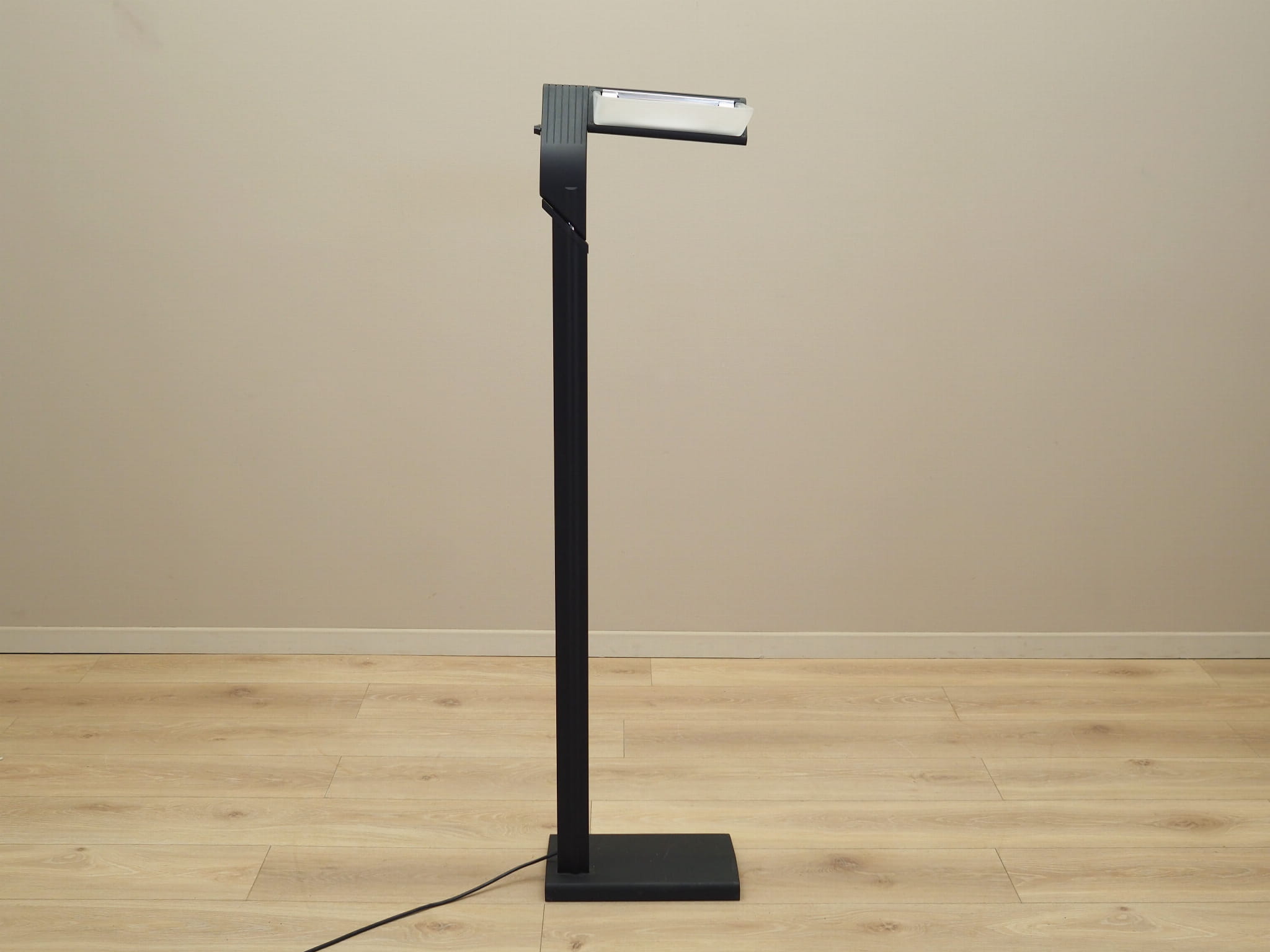 Floor lamp metal glass 1990s