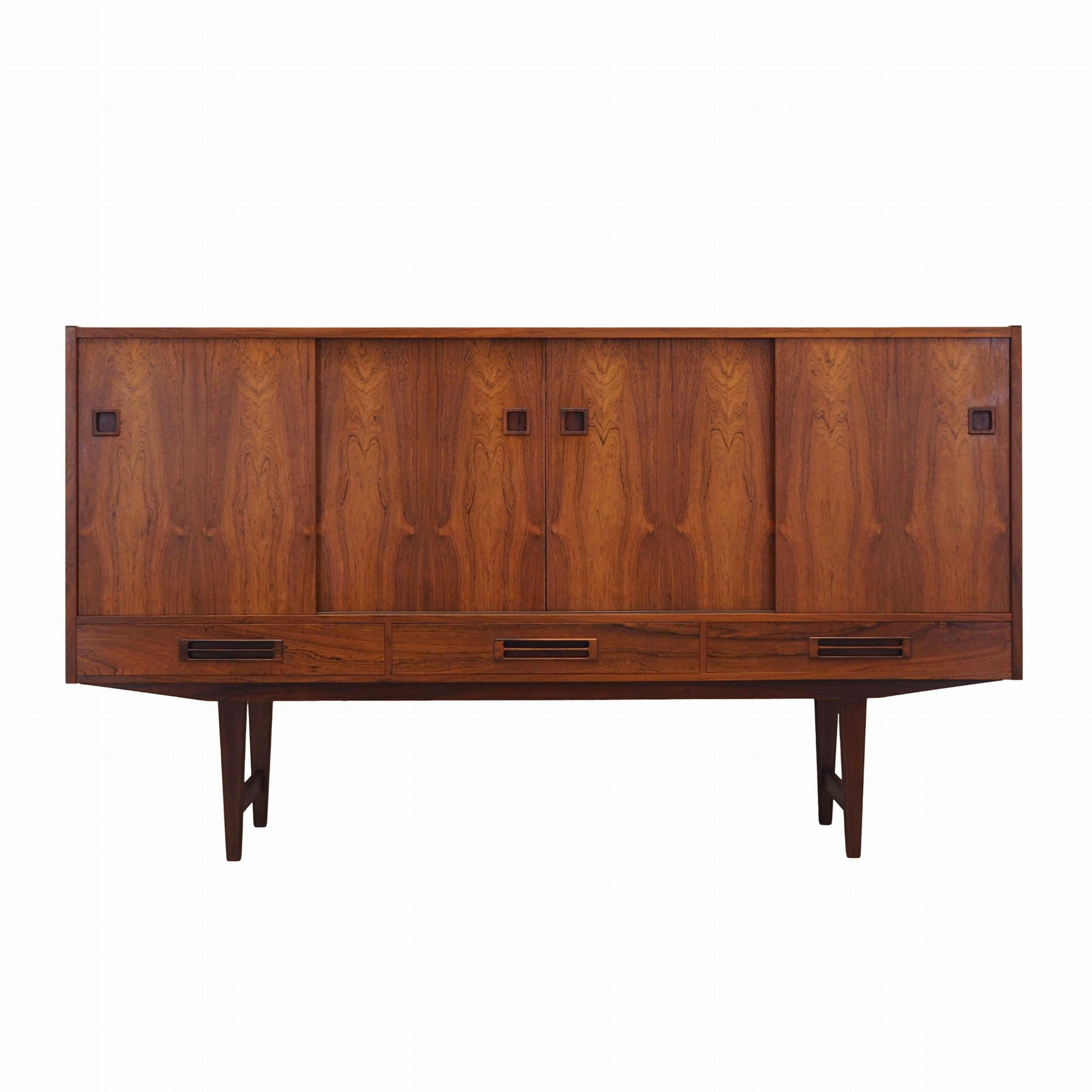 Highboard Rosenholz Braun 1960er Jahre