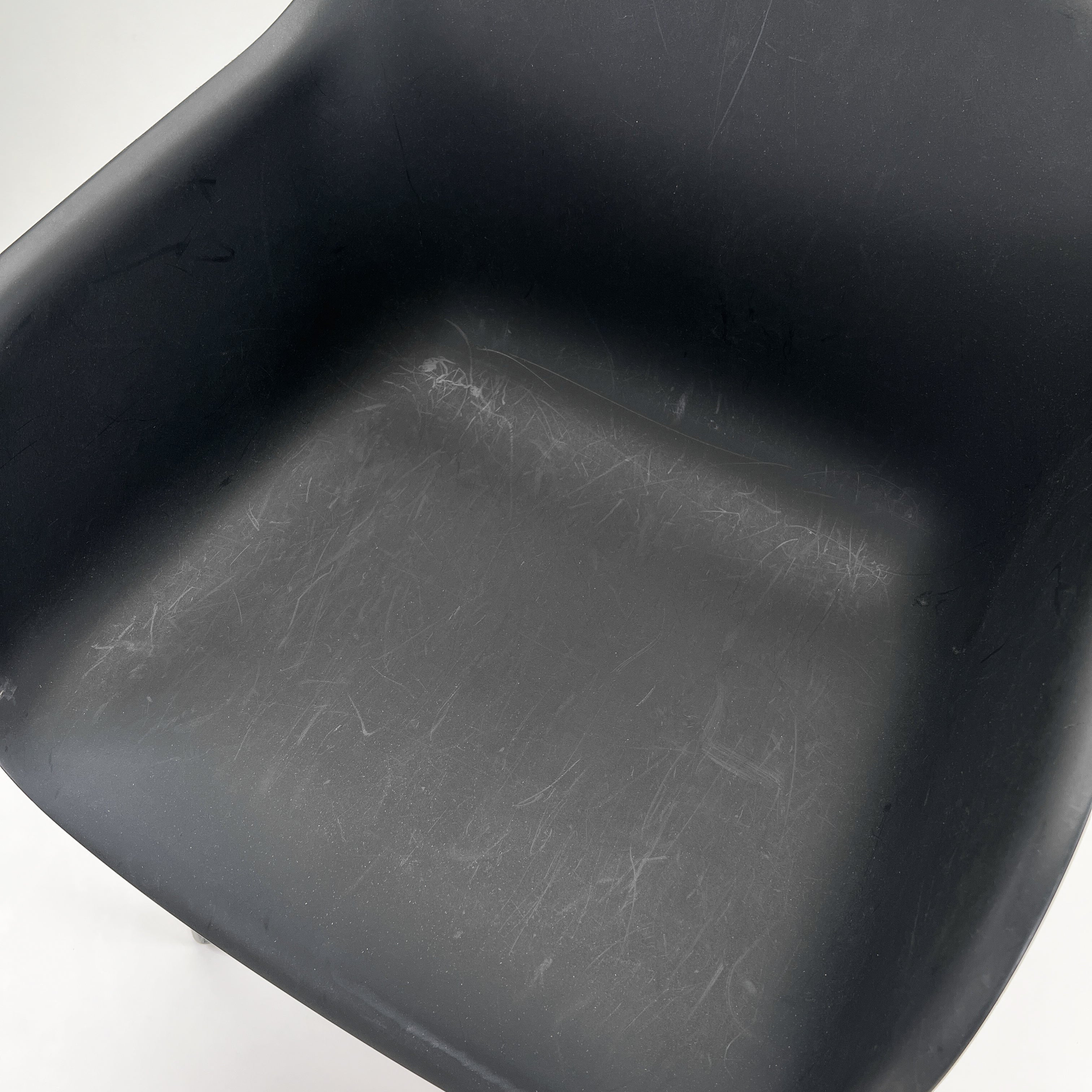 Fiberglass Chair Kunststoff Schwarz