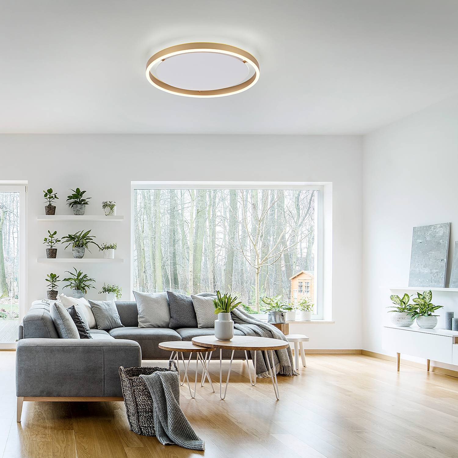Ritus Typ A LED-Deckenleuchte Kunststoff Aluminium