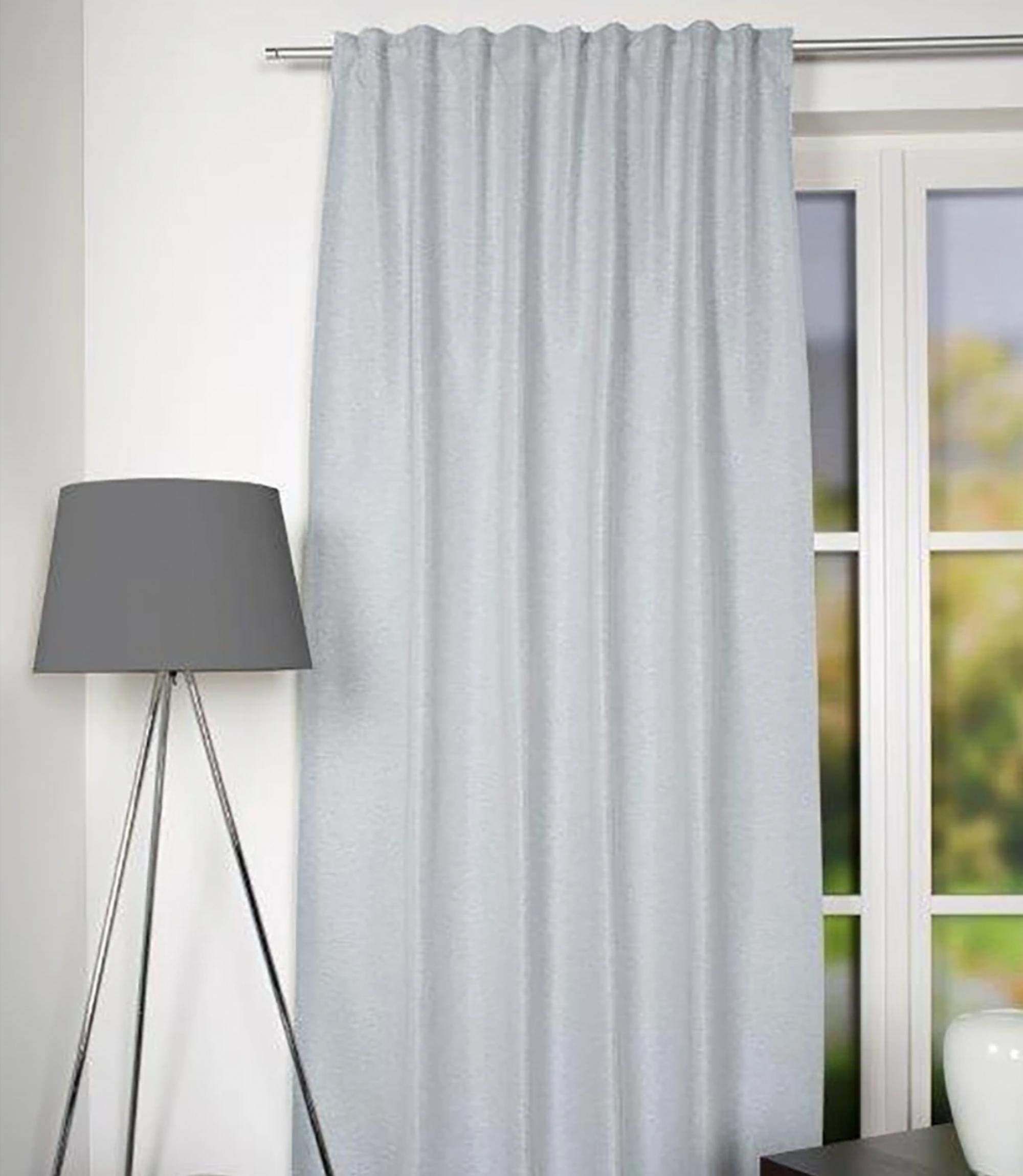 Gardinenschal Polyester Hellgrau