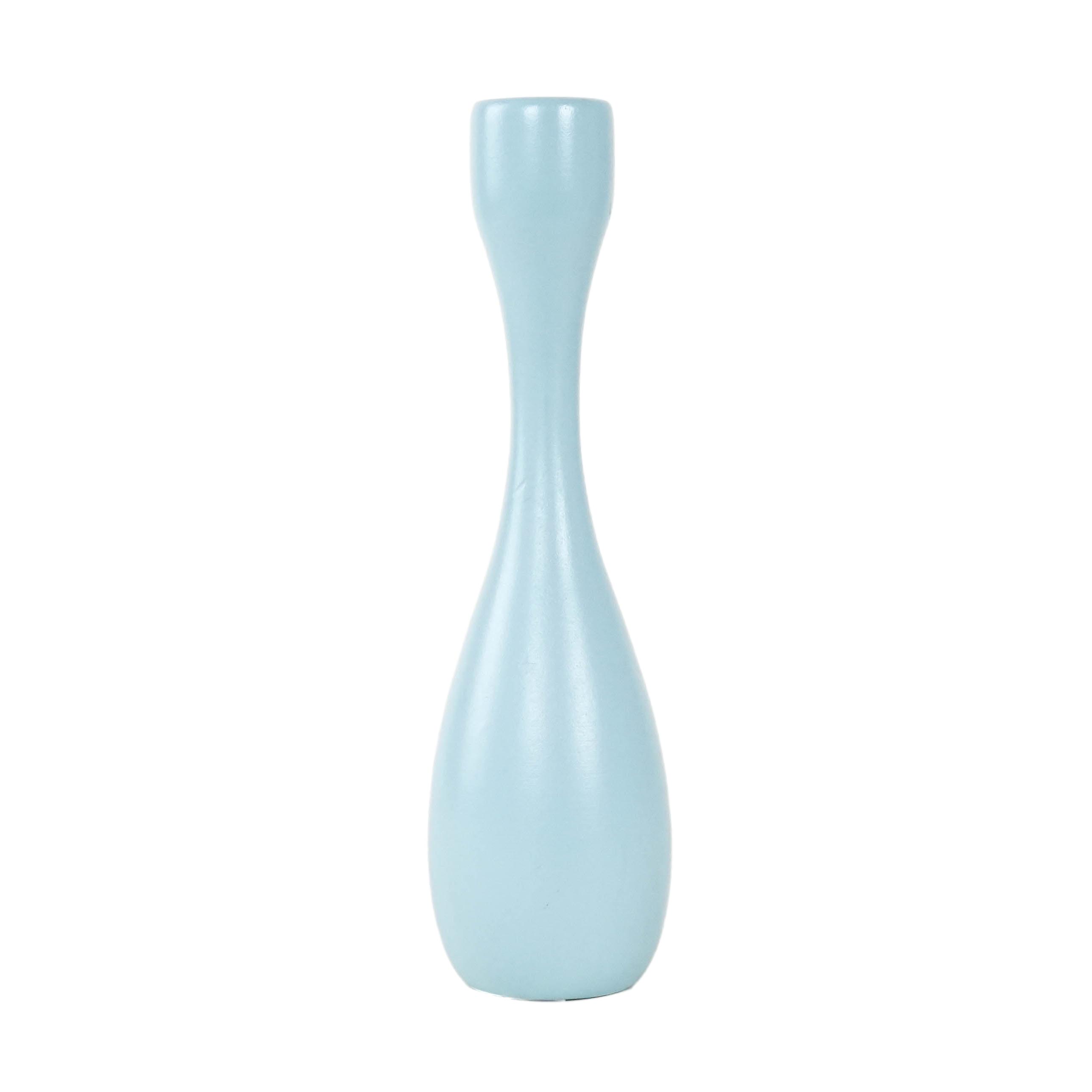 Candlestick 1970s Pastel Blue