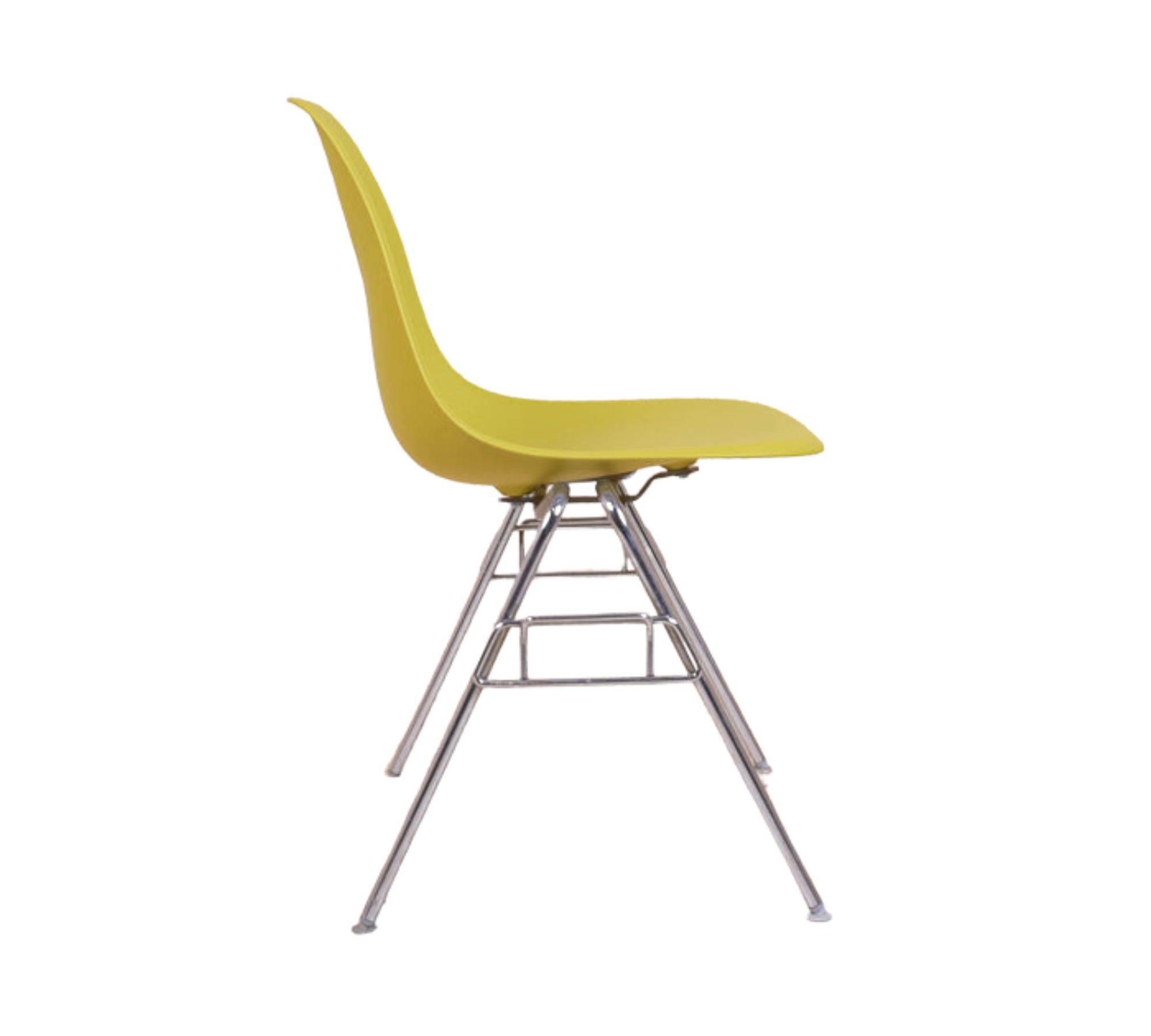 Eames DSS Plastic Side Chair Senf