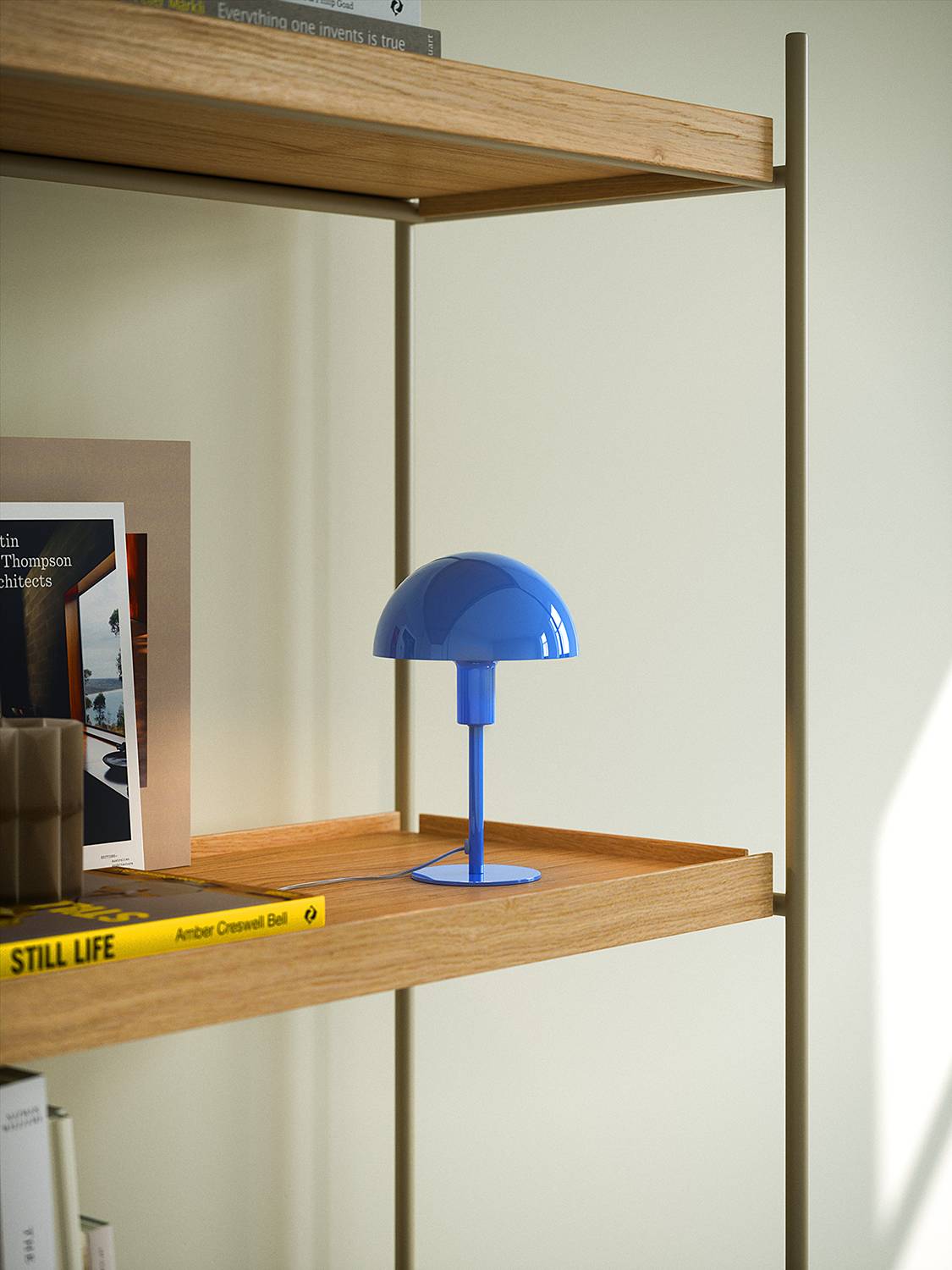 Ellen Mini Tischlampe Aluminium Blau 1-flammig
