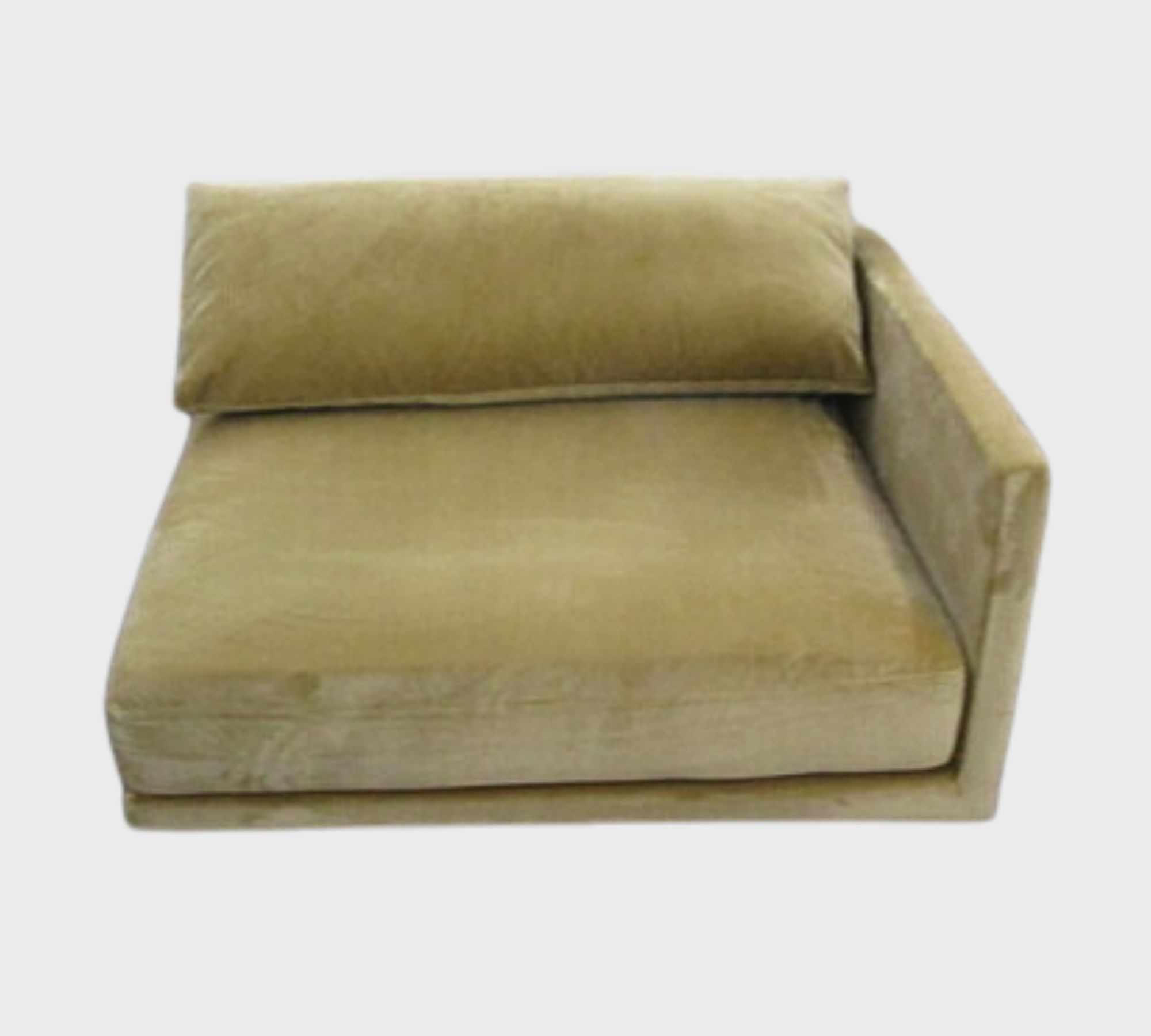 Vincent 1-Sitzer Modul rechts Velour Matt Beige