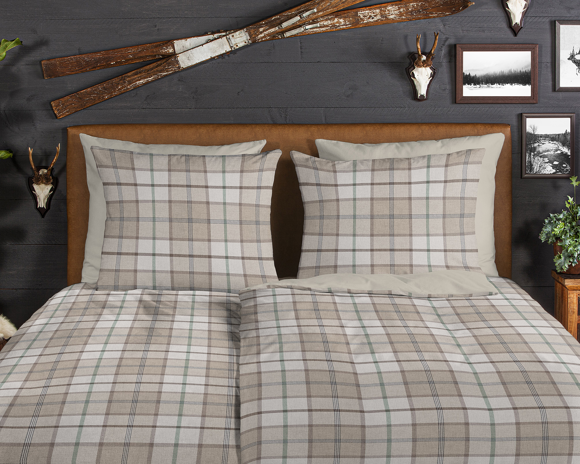 Jangara Flannel Bed Linen 135x200cm Pillowcase 80x80cm