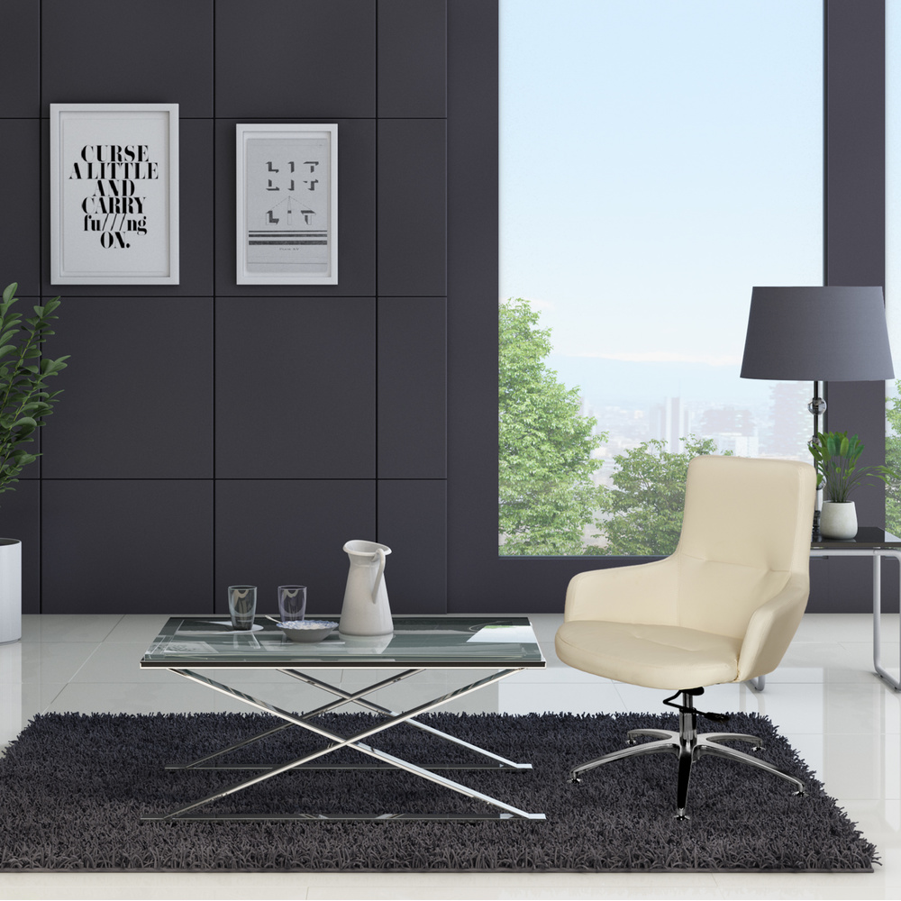 SHAKE 300 Office chair faux leather White