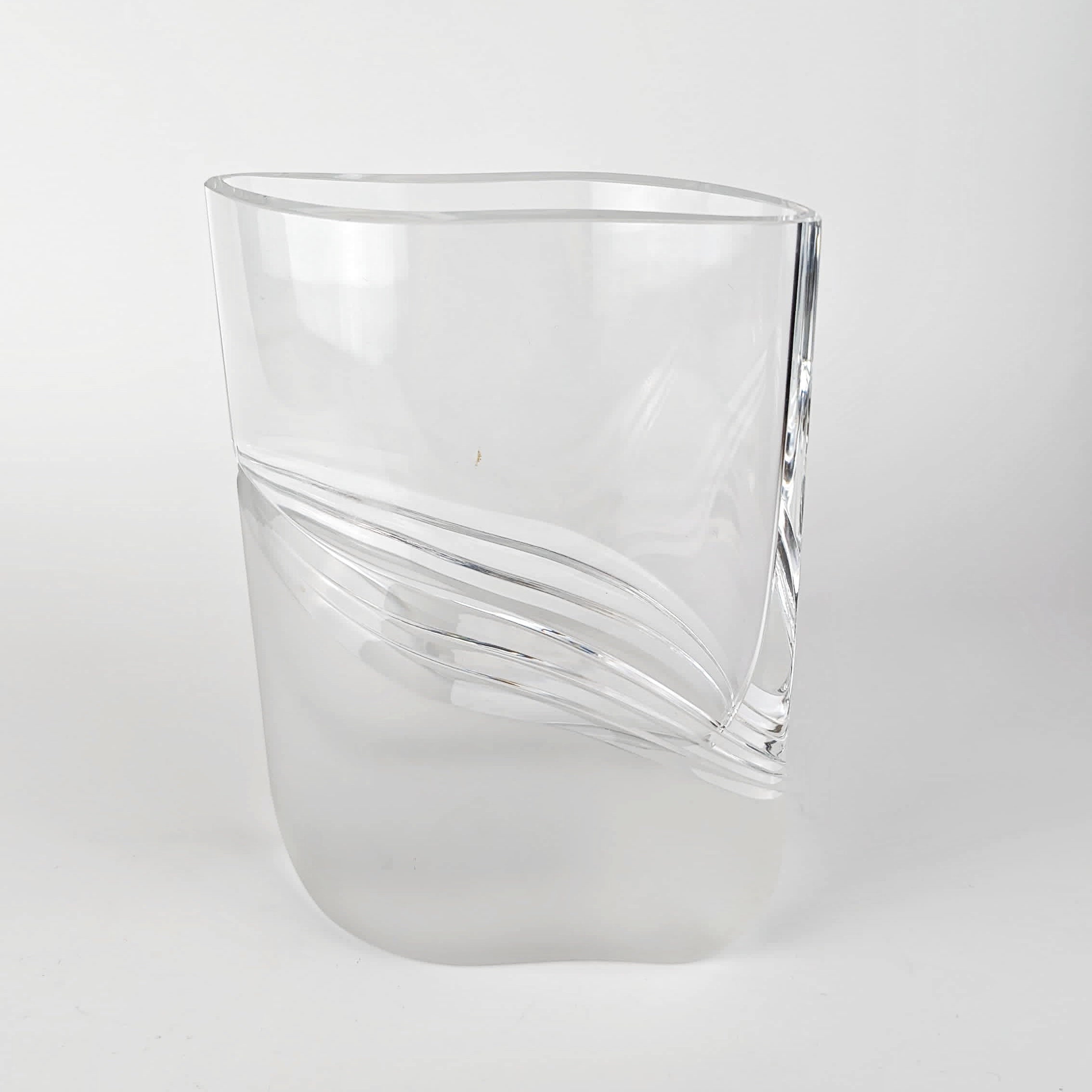 Mid-Century Blumenvase Glas 1970er Jahre
