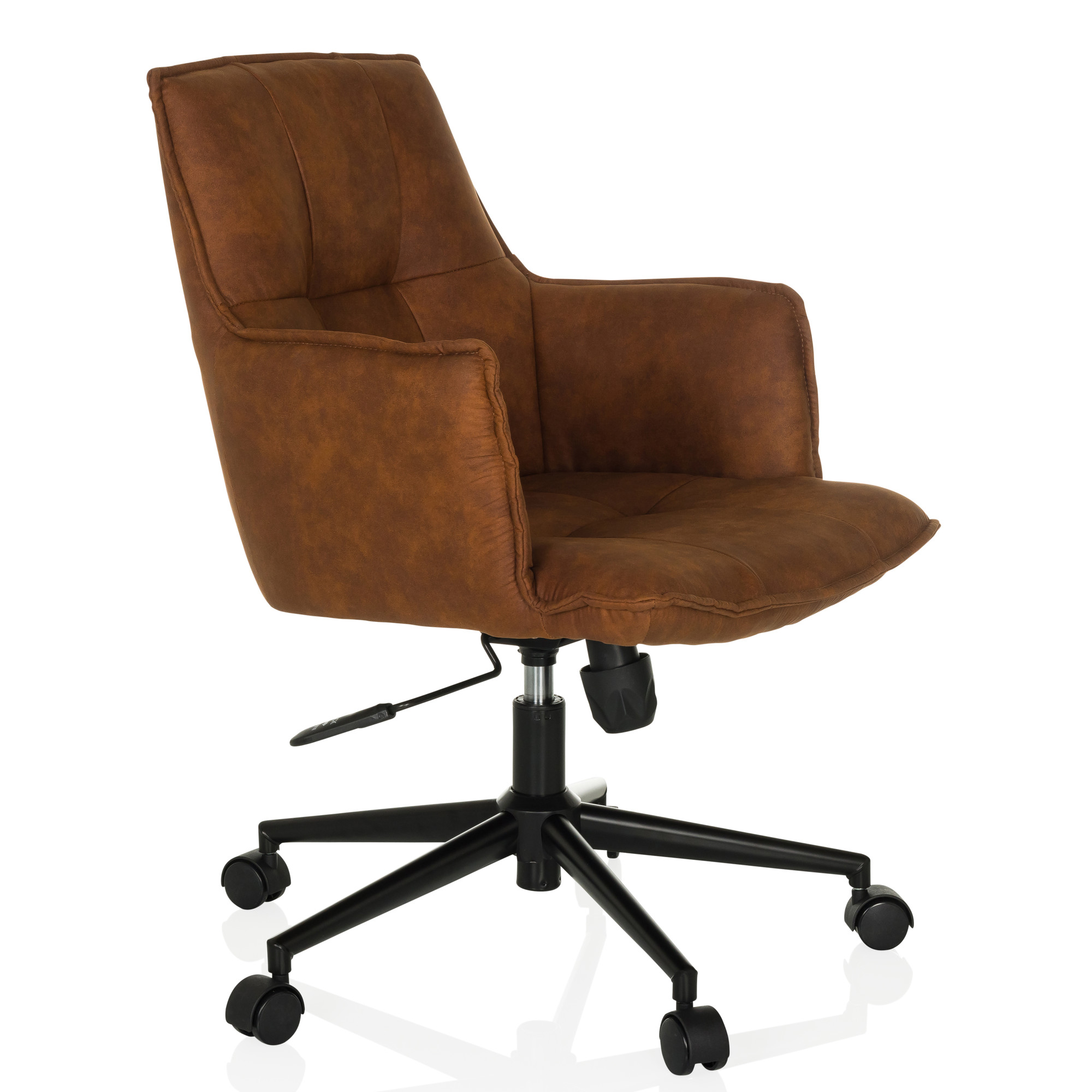 SOLAO LIFE  Office Chair Swivel Fabric Brown