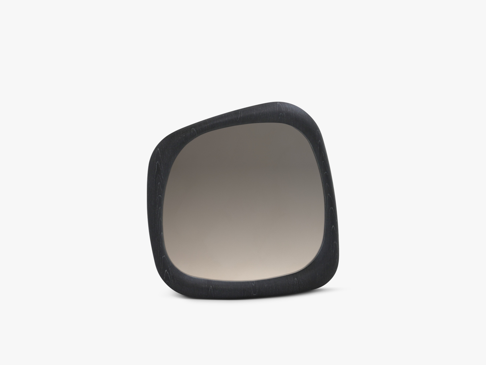 Wall Mirror Mario Black Round 90cm