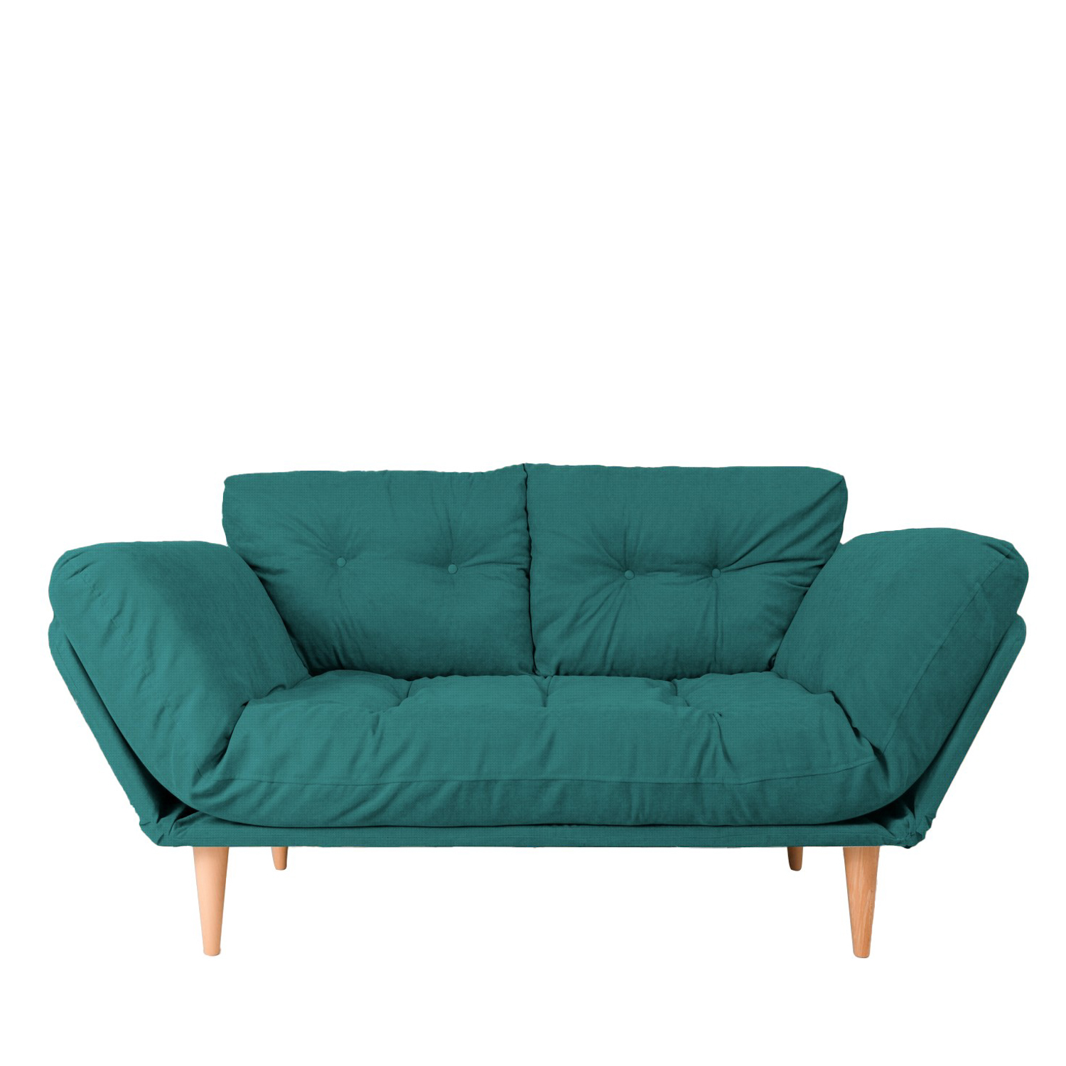 Nina Daybed Schlafsofa 3-Sitzer Petrol Grün