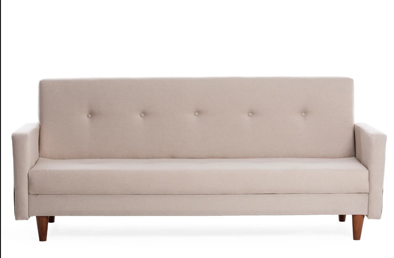 Hiko Schlafsofa 3-Sitzer Creme