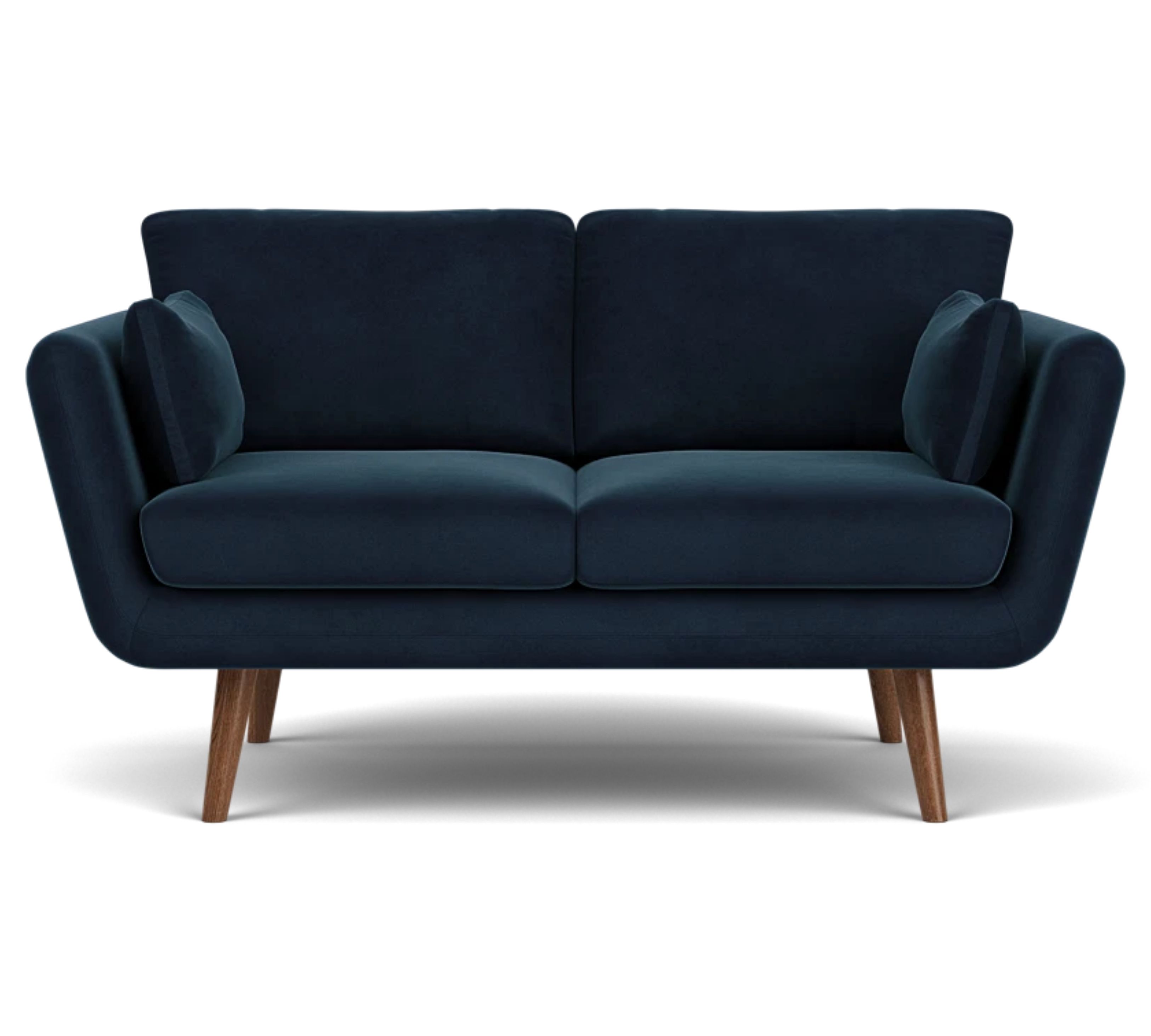 Sigrid Sofa 2-Sitzer Velour Lux Navy