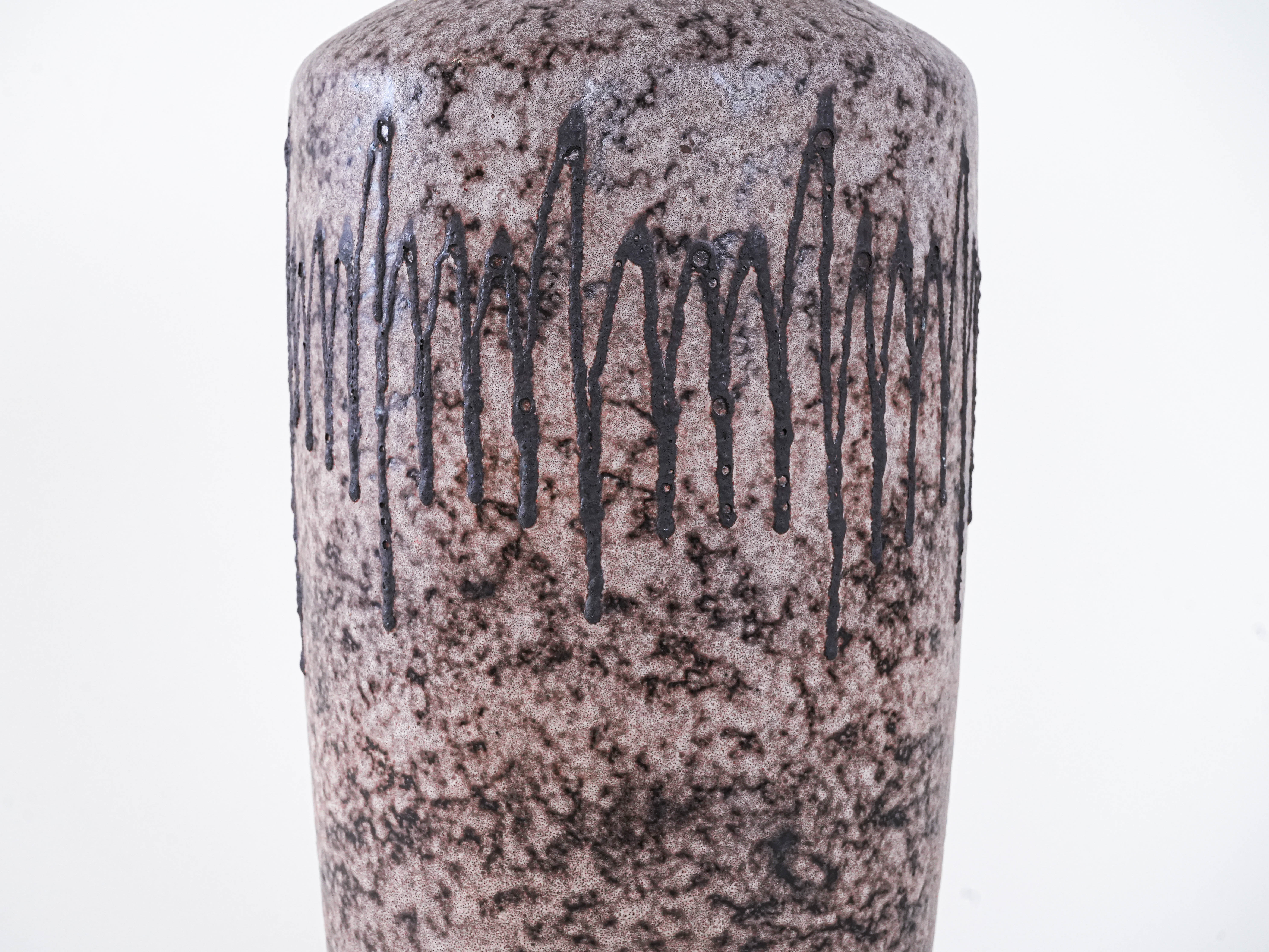 Keramikvase Braun