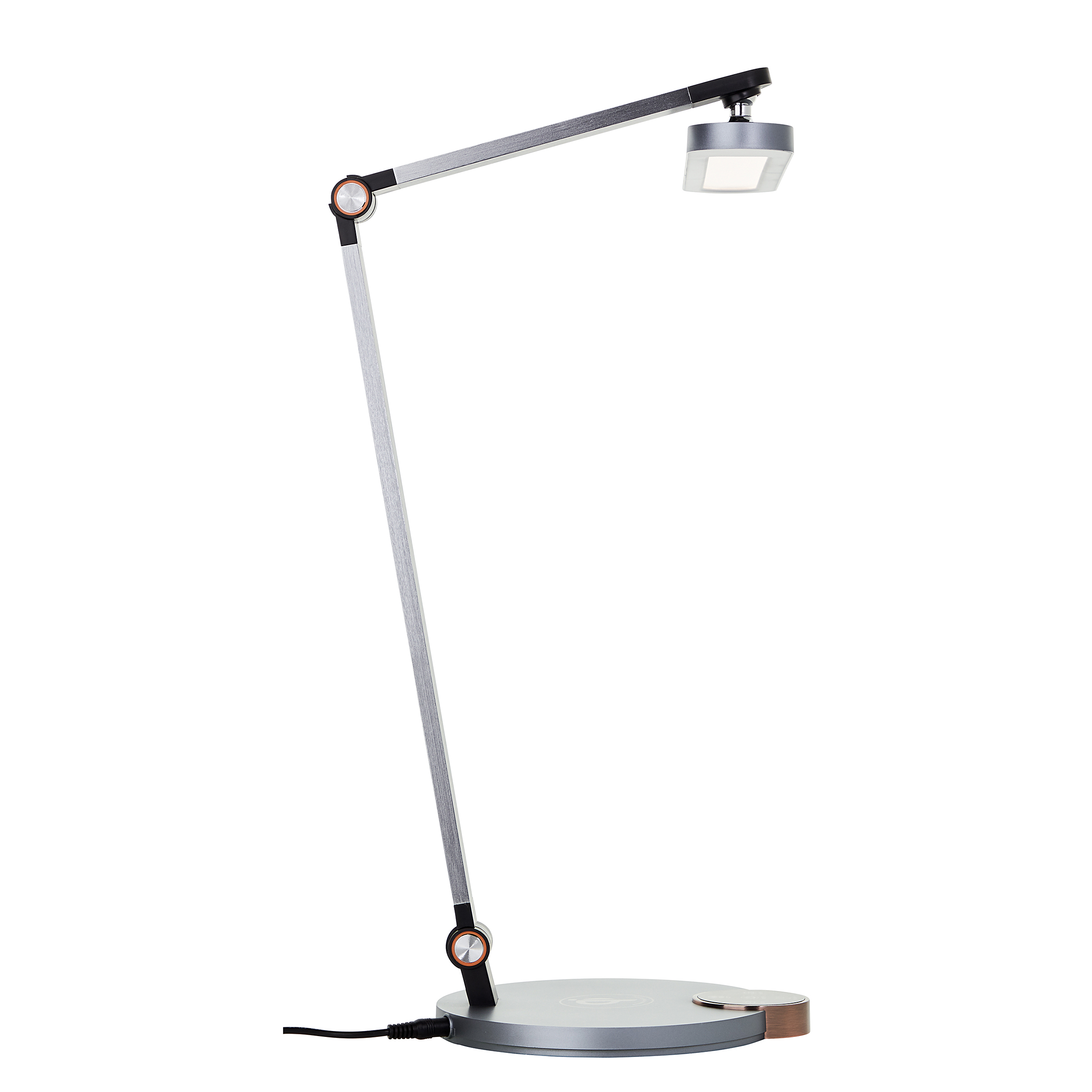 LED-Schreibtischlampe Officehero Aluminium Silber