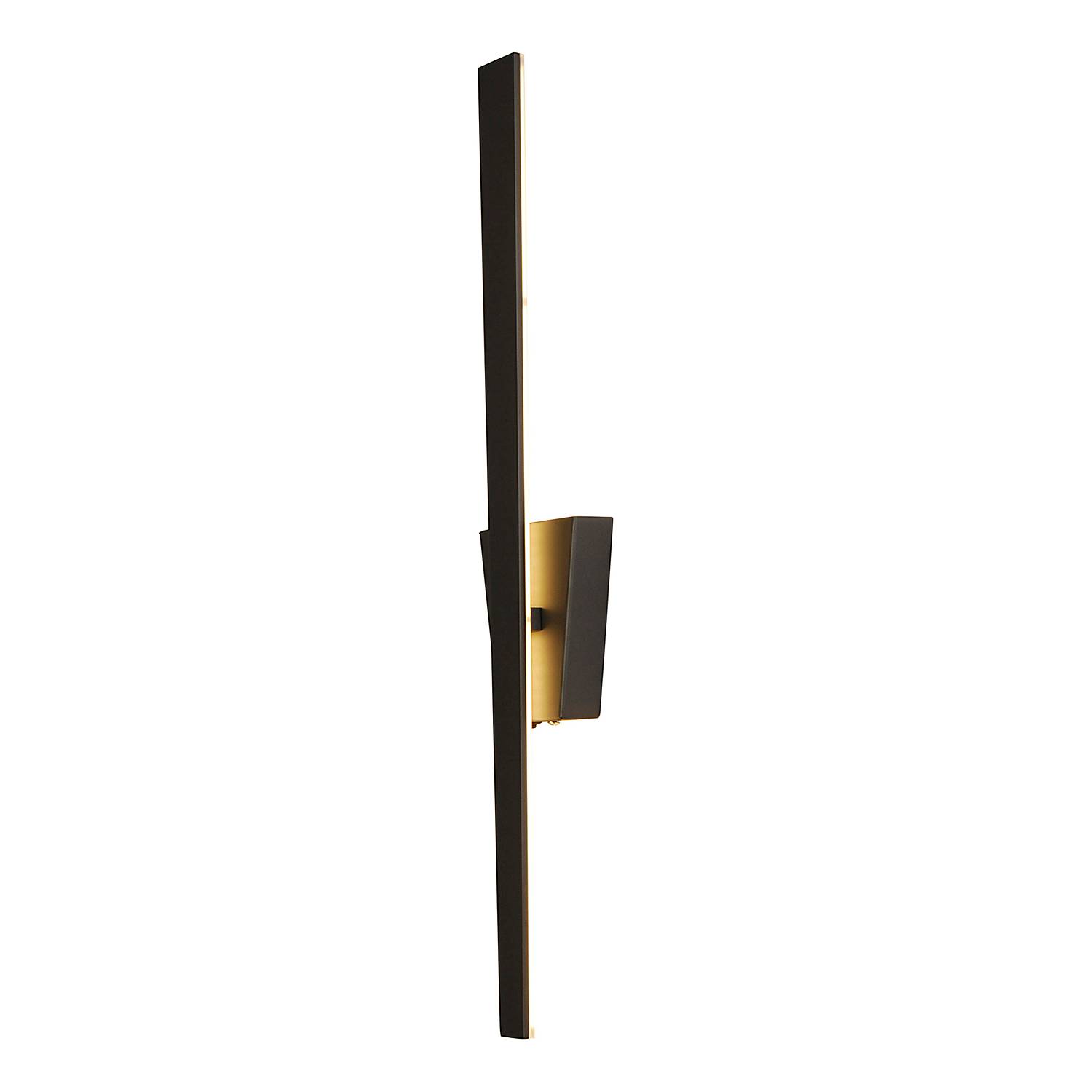Trevor Wandleuchte Aluminium Acrylglas Schwarz