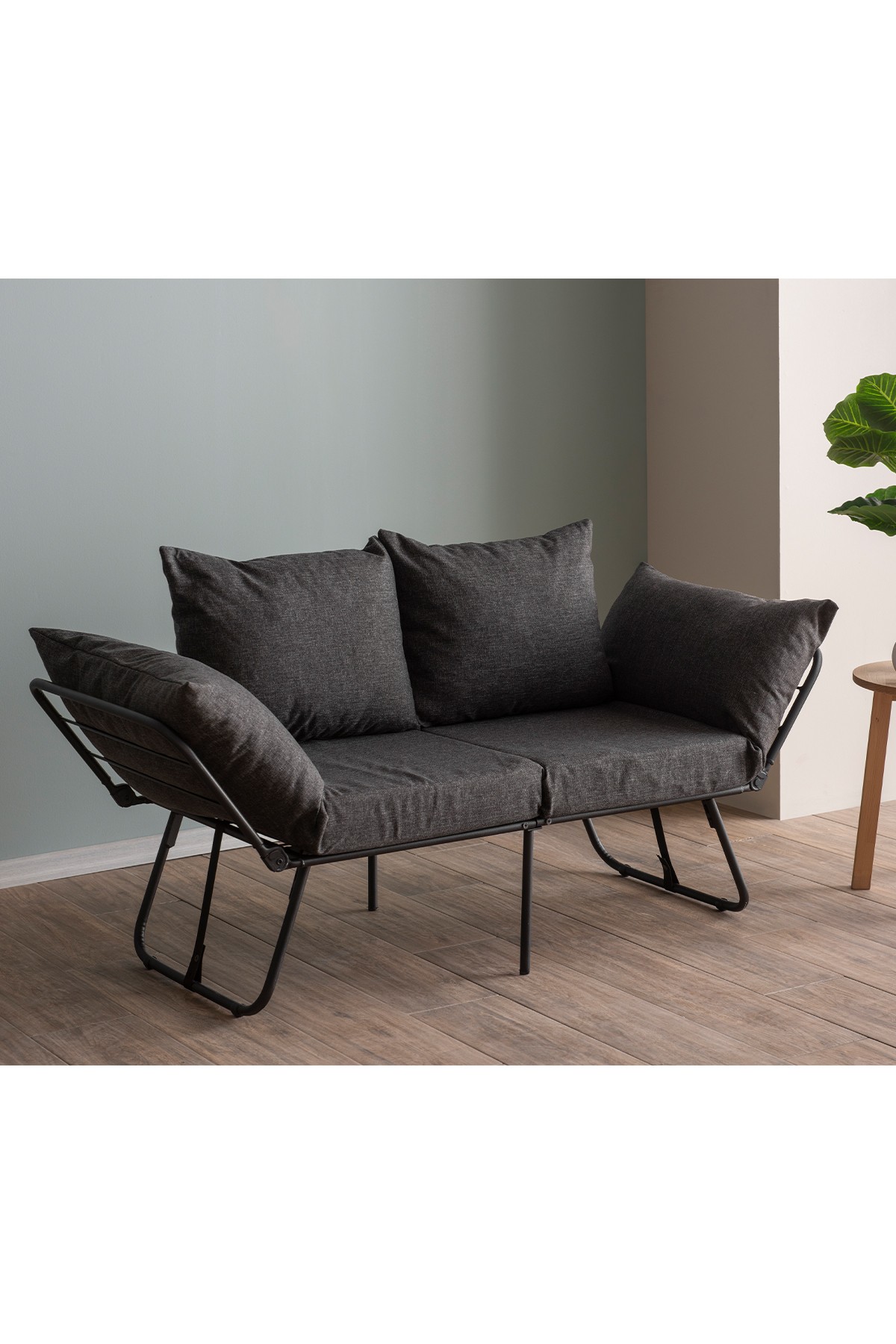 Viper Sofa 2-Sitzer Dunkelgrau