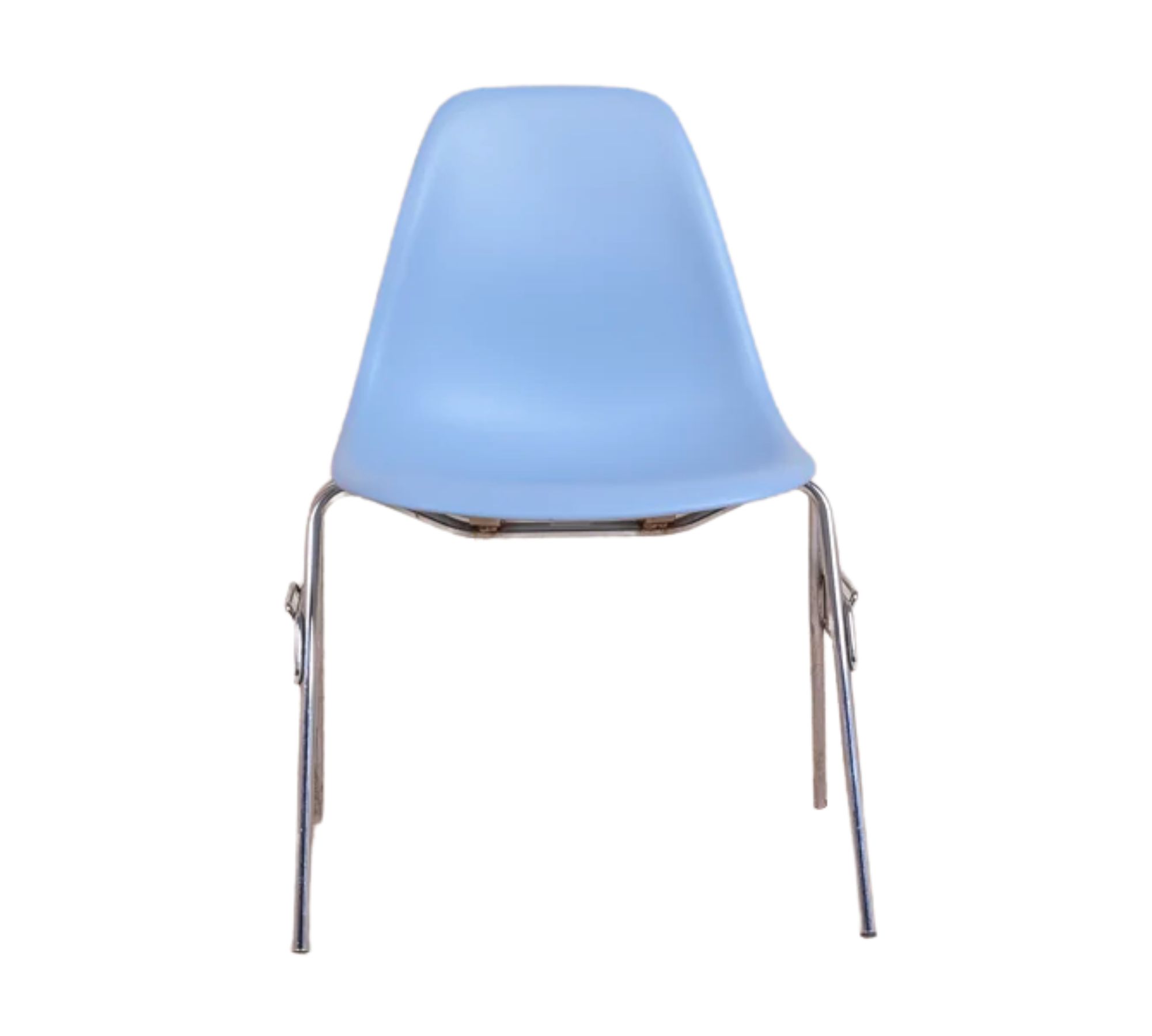 Eames DSS Plastic Side Chair Eisgrau 