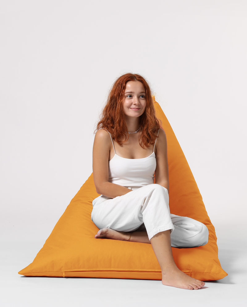 Pyramid Garden Beanbag Orange